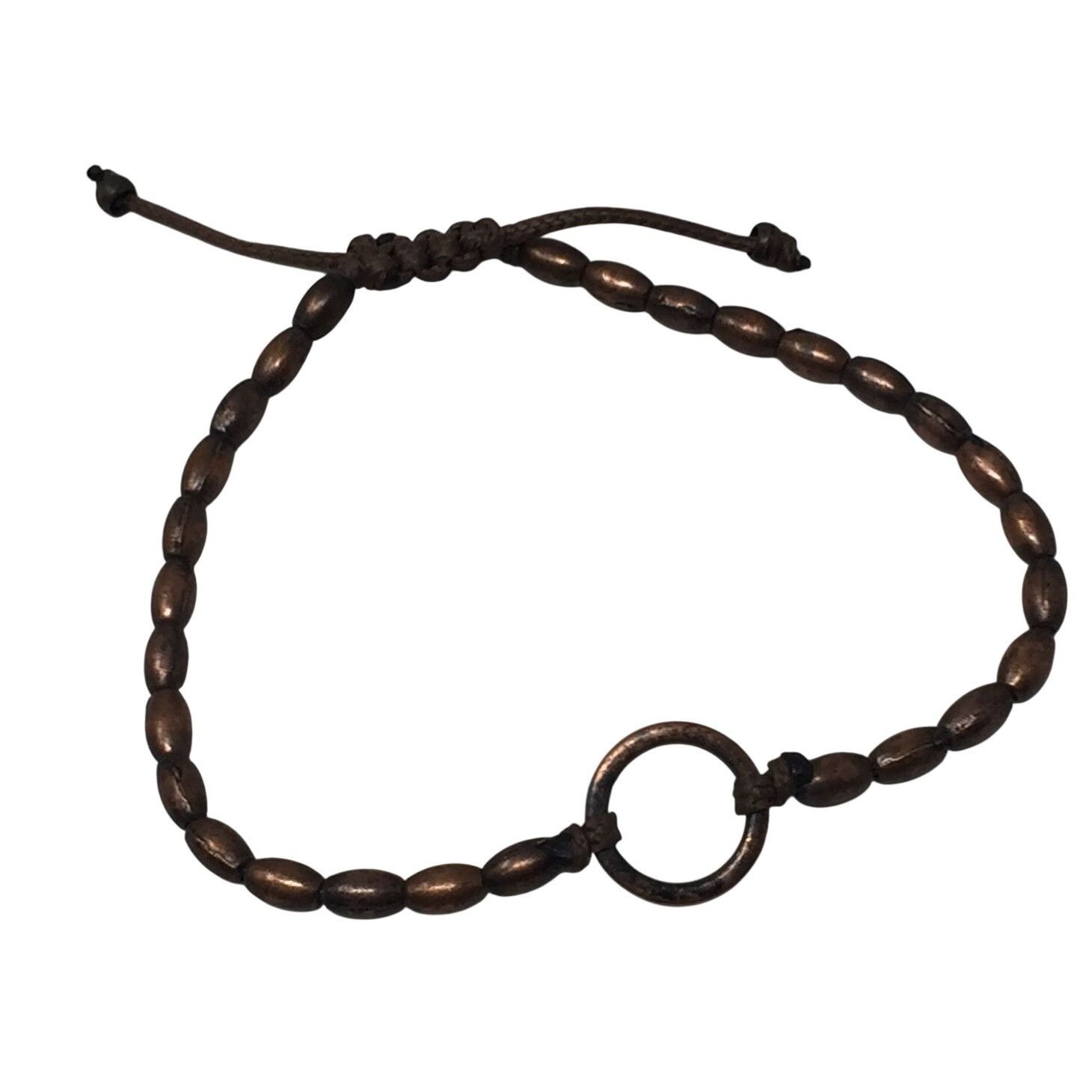Other Unisex Bronze Colored Adjustable Bracelet/Anklet Size ONE SIZE - 2 Thumbnail