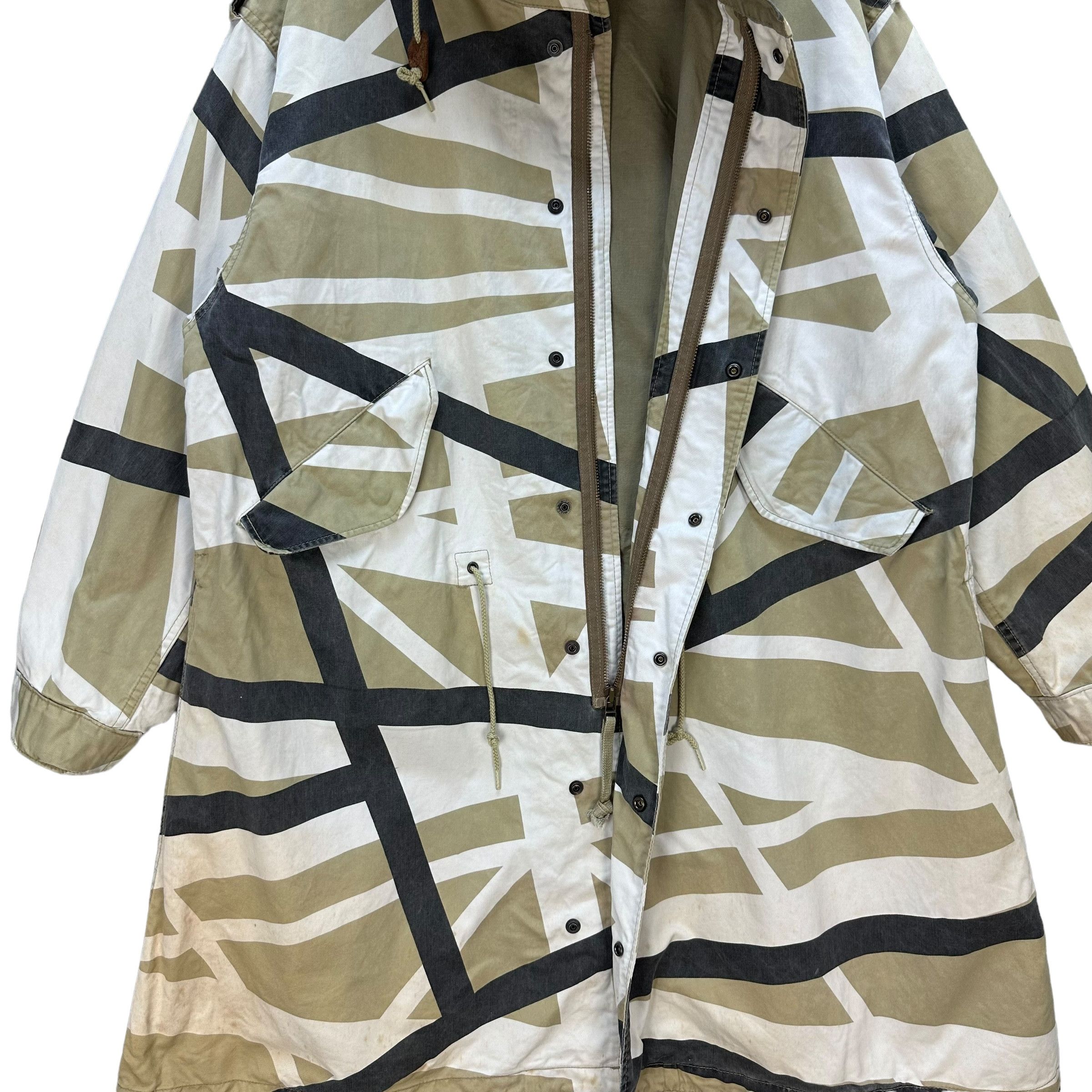Hysteric Glamour HYSTERIC GLAMOUR Heavy Abstract Design Parka #A41-0940 Size US XL / EU 56 / 4 - 11 Thumbnail