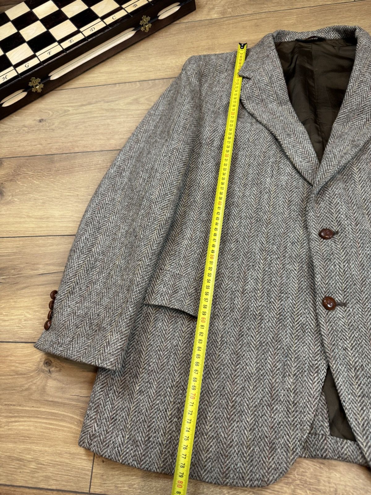 Harris Tweed Vintage wool blazer Harris Tweed original luxury item Size 48R - 6 Thumbnail