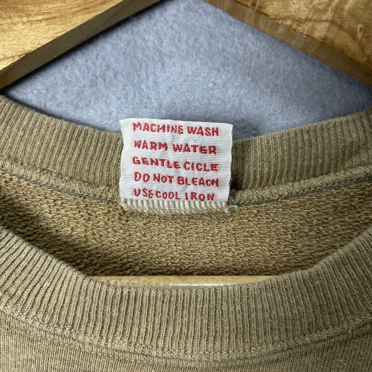 45rpm 45rpm NMD Short Sleeve Sweatshirt Beige Made in Japan Size US S / EU 44-46 / 1 - 8 Thumbnail