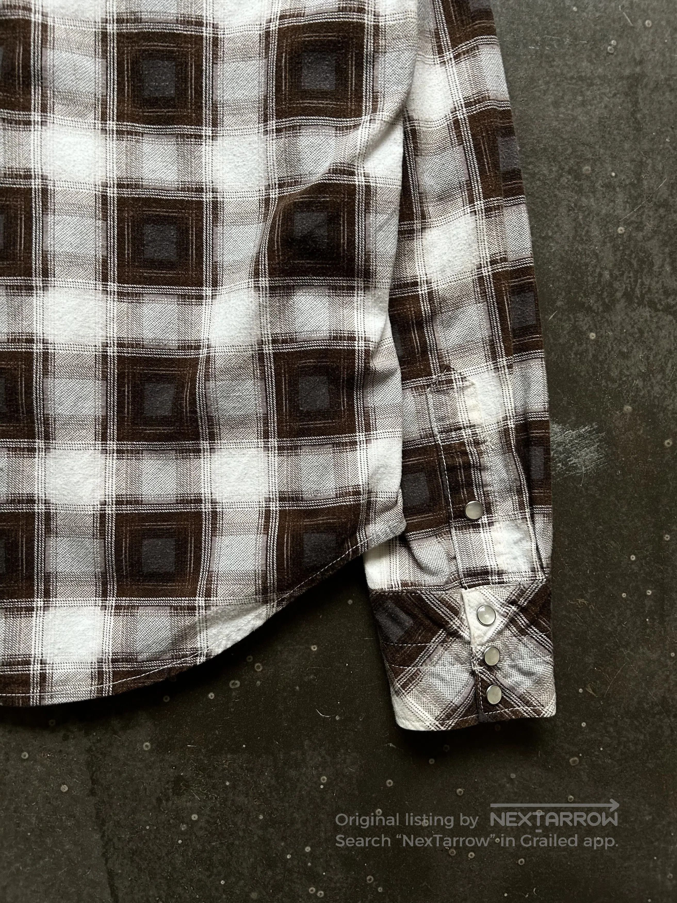 Number (N)ine Checkered Pattern Flannel Shirt. Size US M / EU 48-50 / 2 - 7 Thumbnail
