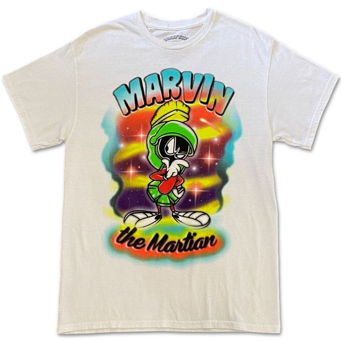 Warner Bros Looney Tunes Marvin The Martian Short Sleeve Tee T Shirt S ...