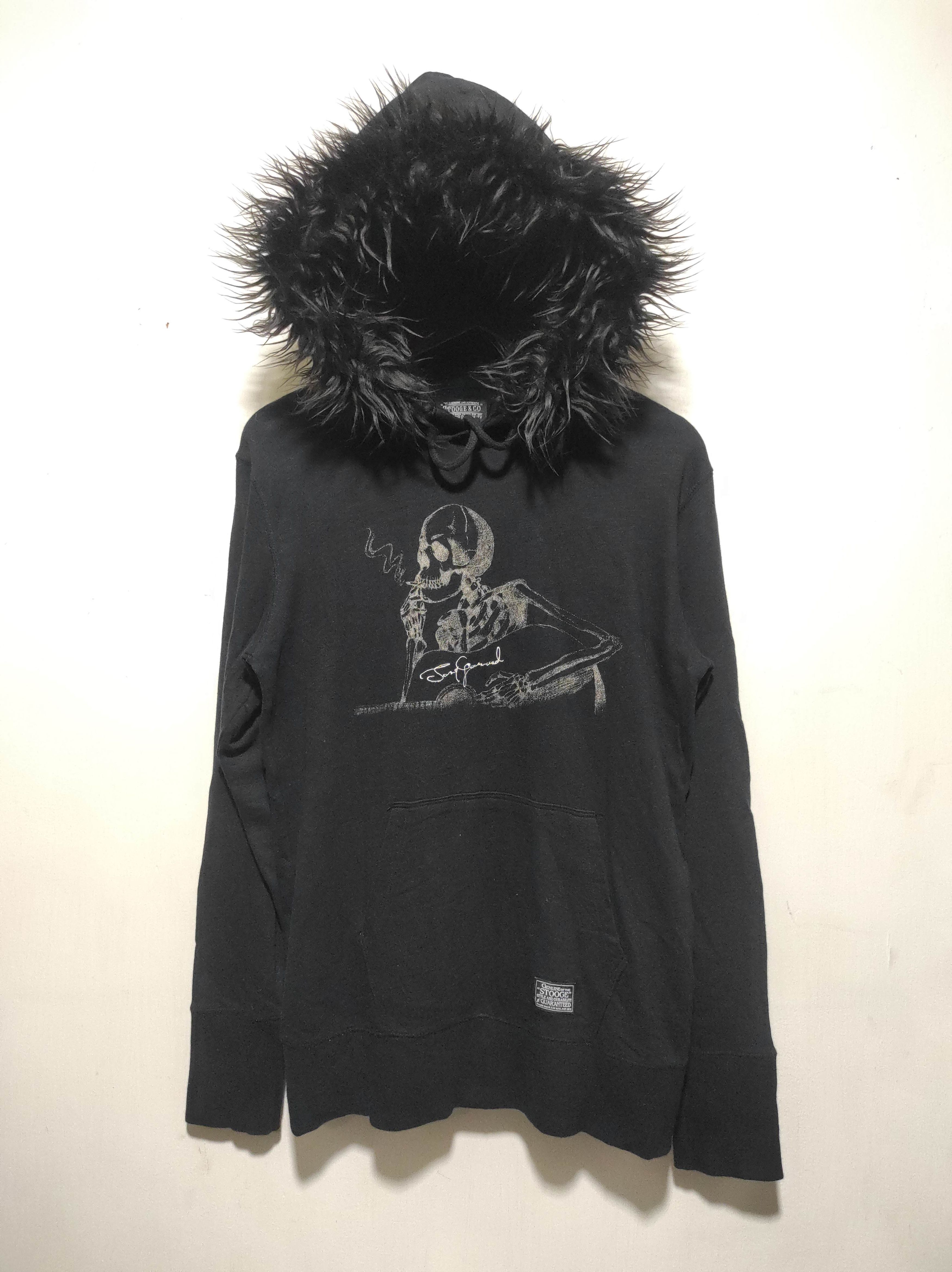 If Six Was Nine Stooge&Co Skull Fur Hoodie IfSixWasNine LGB style Size US M / EU 48-50 / 2 - 2 Thumbnail
