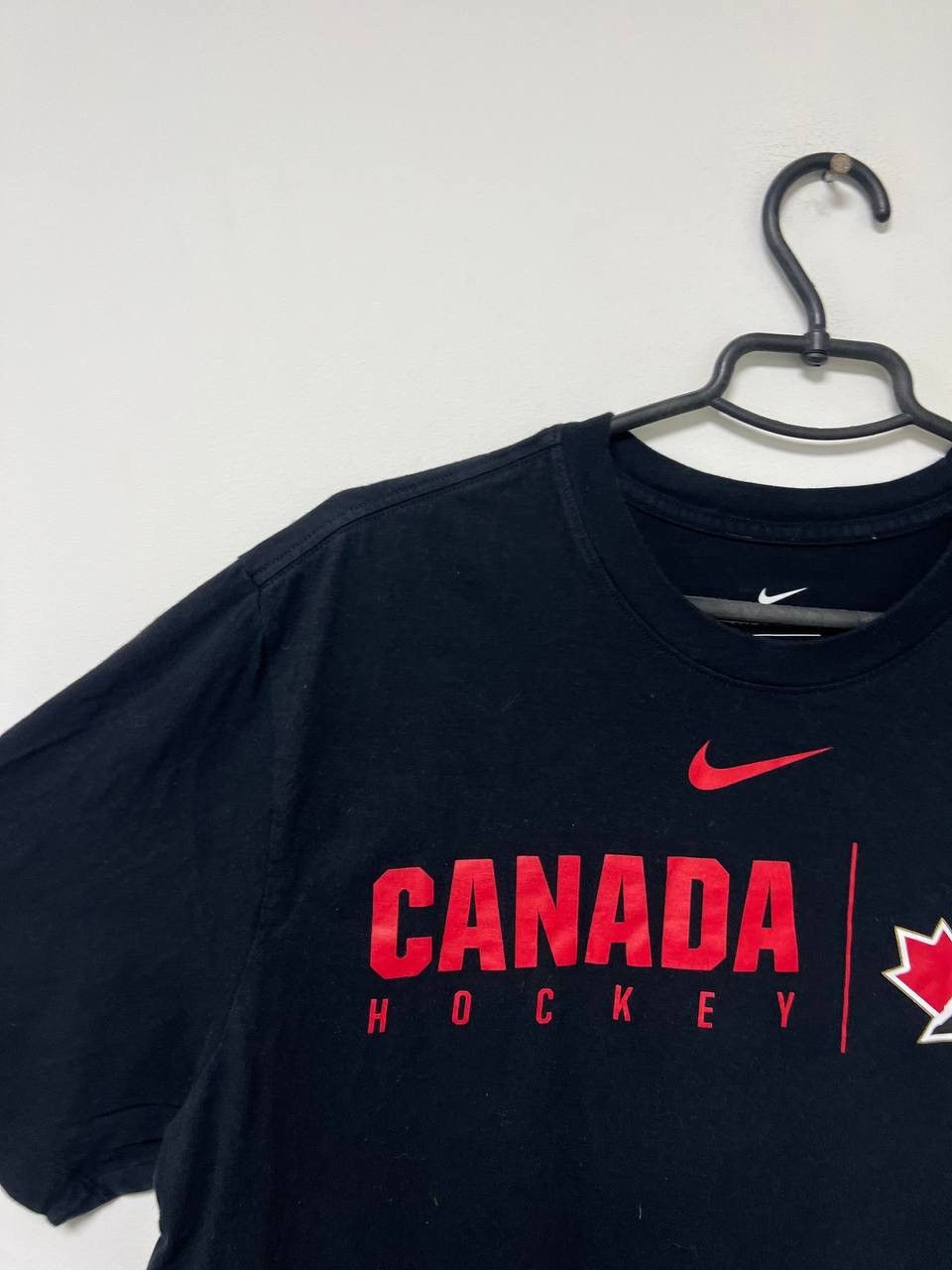 Nike Canada Ice Hockey Nike Team Tee NHL Black T shirt Y2k sz L Size US L / EU 52-54 / 3 - 5 Thumbnail