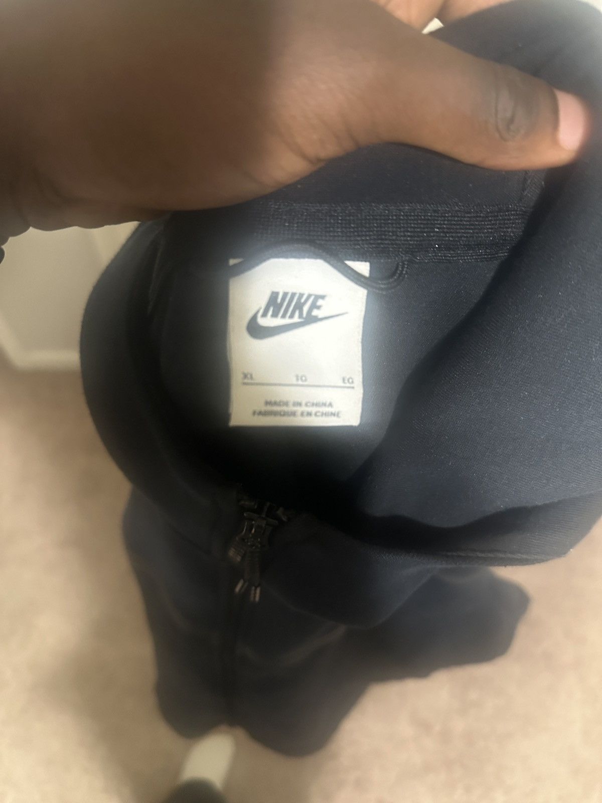 Nike Black Nike tech fleece jacket Size US XL / EU 56 / 4 - 3 Thumbnail