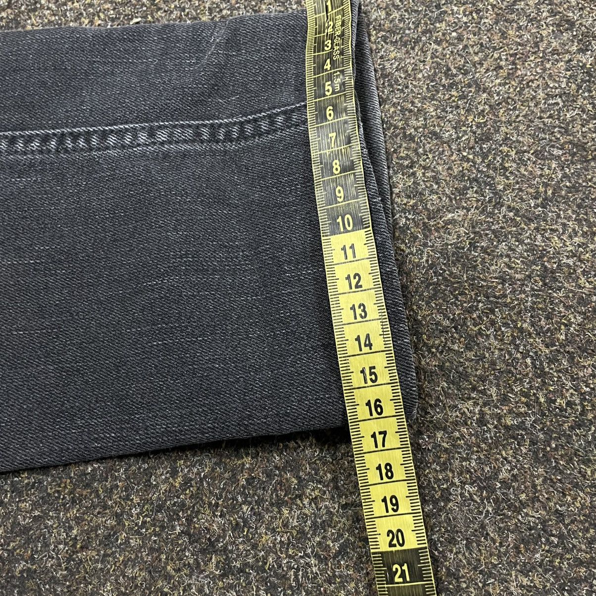 Vintage Vintage Y2K Faded Black Straight Leg Jeans Skater Baggy 29 Size 29" - 8 Thumbnail