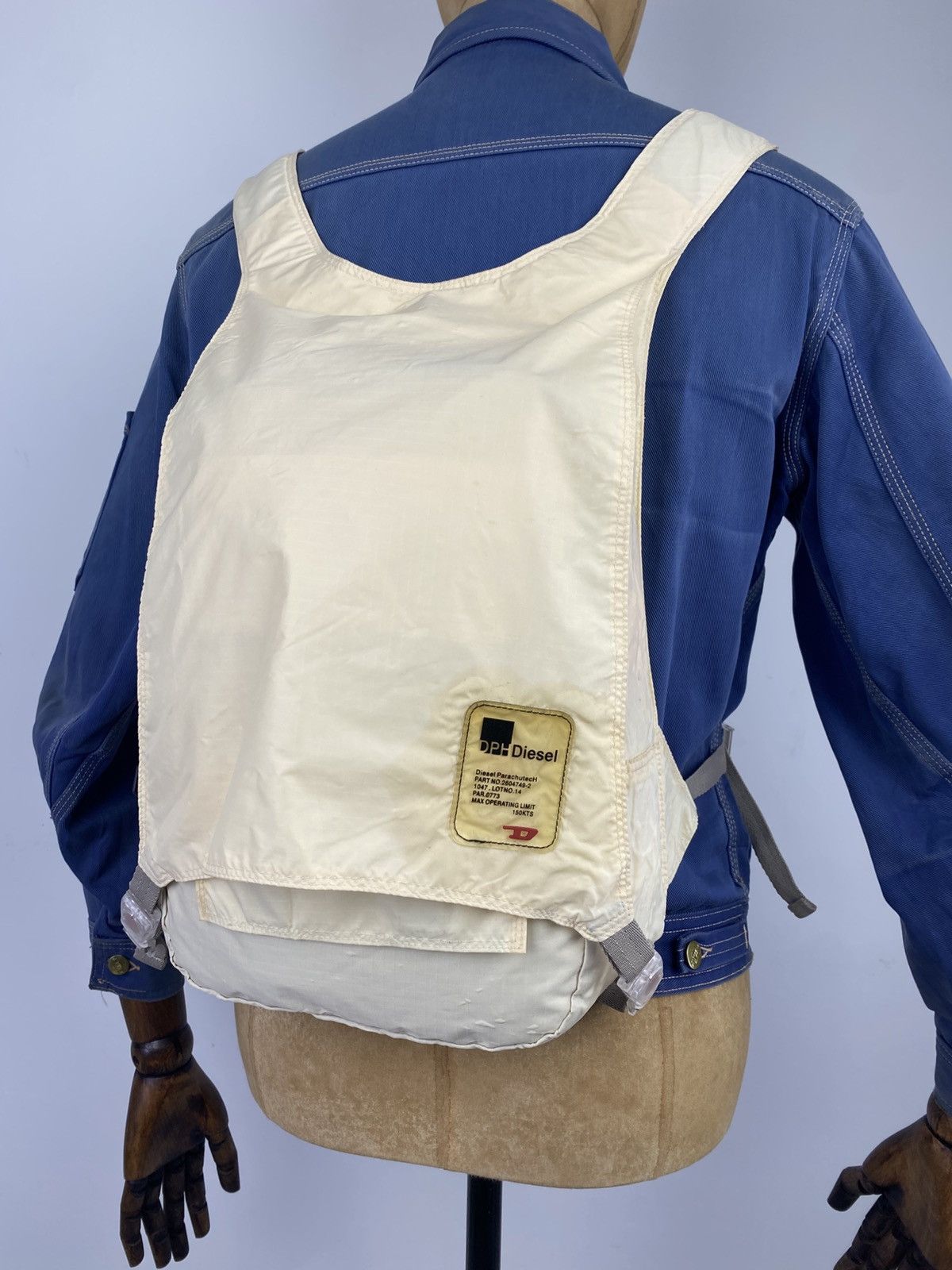Diesel Y2K 2000’s Diesel Tactical Vest Nylon Bag Size ONE SIZE - 1 Thumbnail