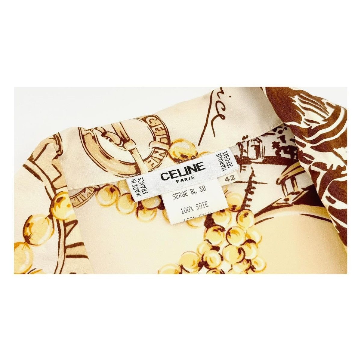 Celine Vintage Celine Blouse 90~00’s Size M / US 6-8 / IT 42-44 - 5 Thumbnail