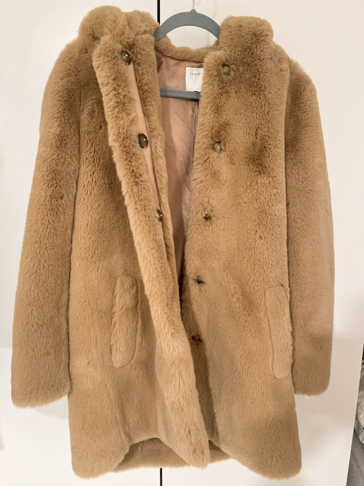 Sandro Sandro faux fur hooded coat Size XS / US 0-2 / IT 36-38 - 1 Thumbnail