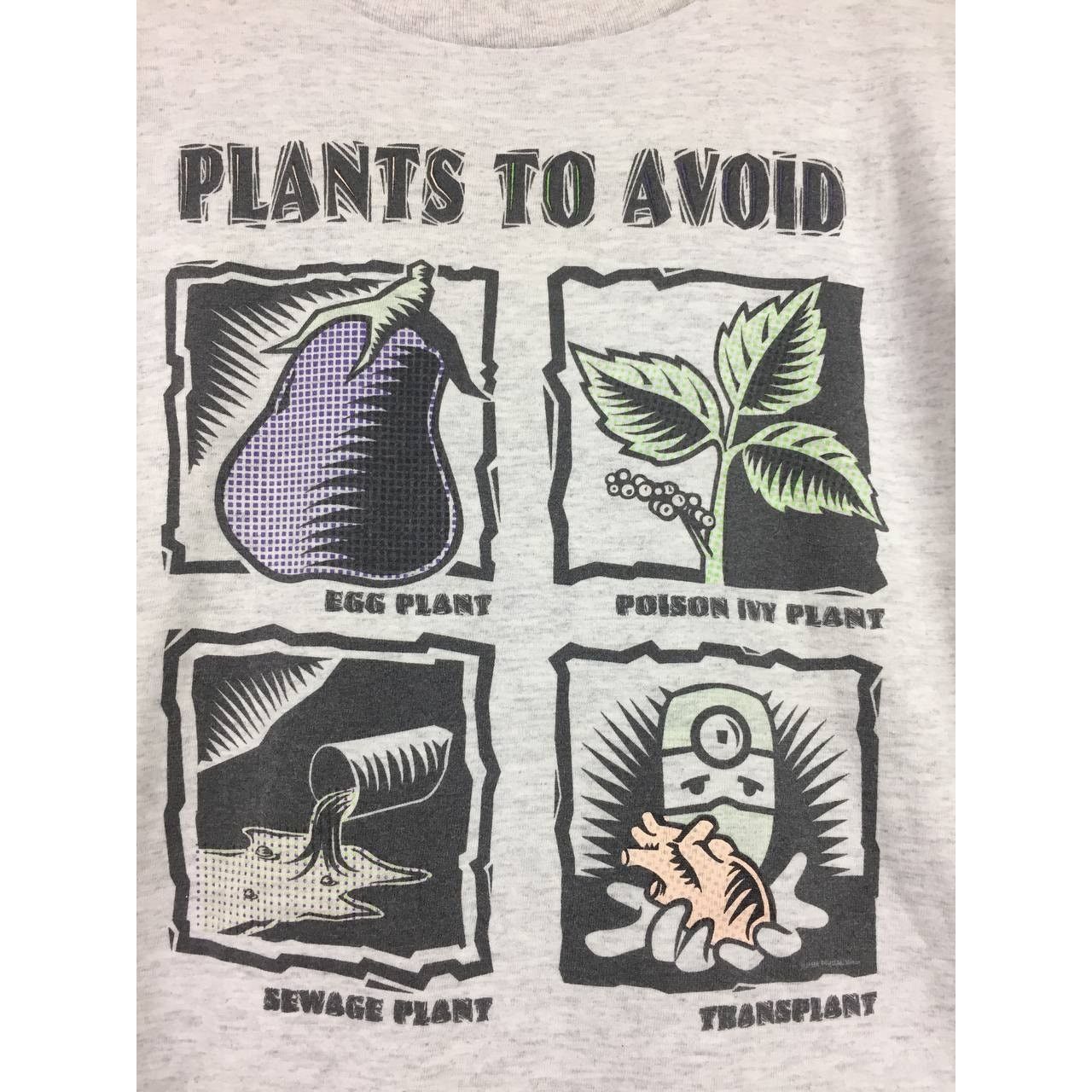 Vintage Vtg 90s Primal Wear Plants To Avoid Face Plant Bicyle Tee Size US L / EU 52-54 / 3 - 10 Thumbnail