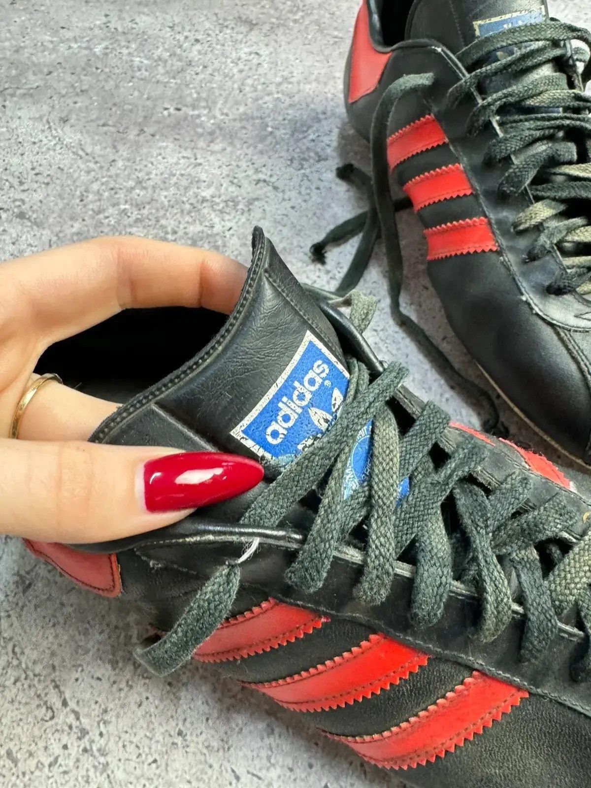 Adidas × Vintage Vintage ADIDAS CHILE Football Boots Rare 70s Made Yogoslavia Size US 9 / EU 42 - 3 Thumbnail
