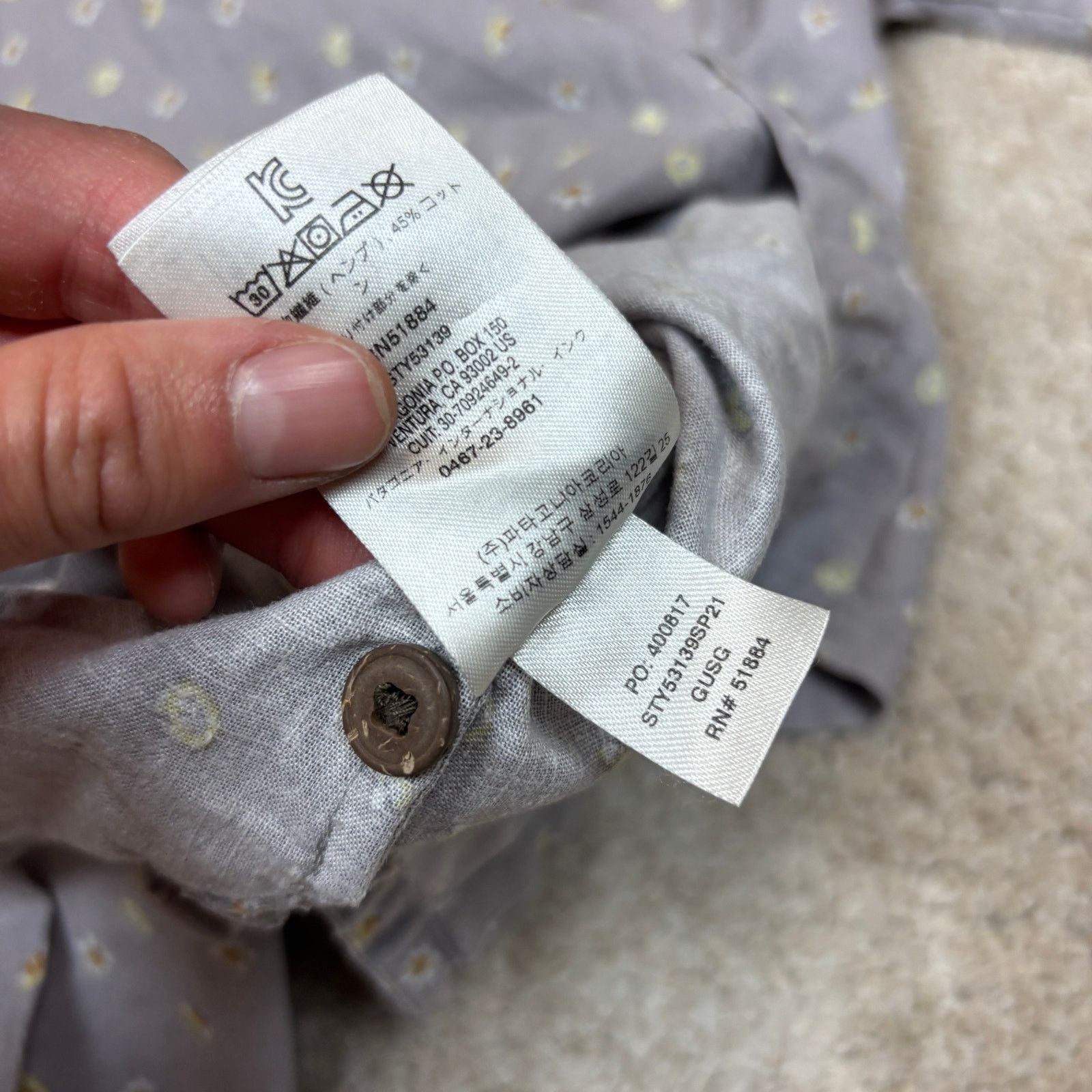 Patagonia Patagonia Back Step Lightweight Hemp Blend Shirt Men's M Size US M / EU 48-50 / 2 - 8 Thumbnail