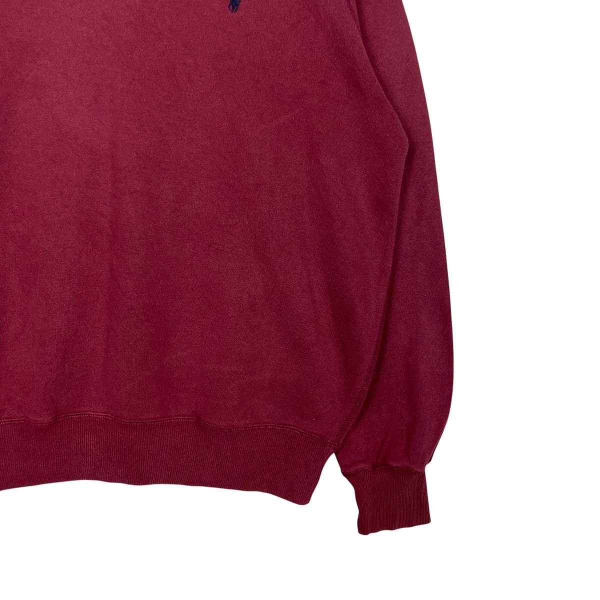 Polo Ralph Lauren Vtg Polo Ralph Lauren Red Crewneck Sweatshirt Size US L / EU 52-54 / 3 - 4 Thumbnail