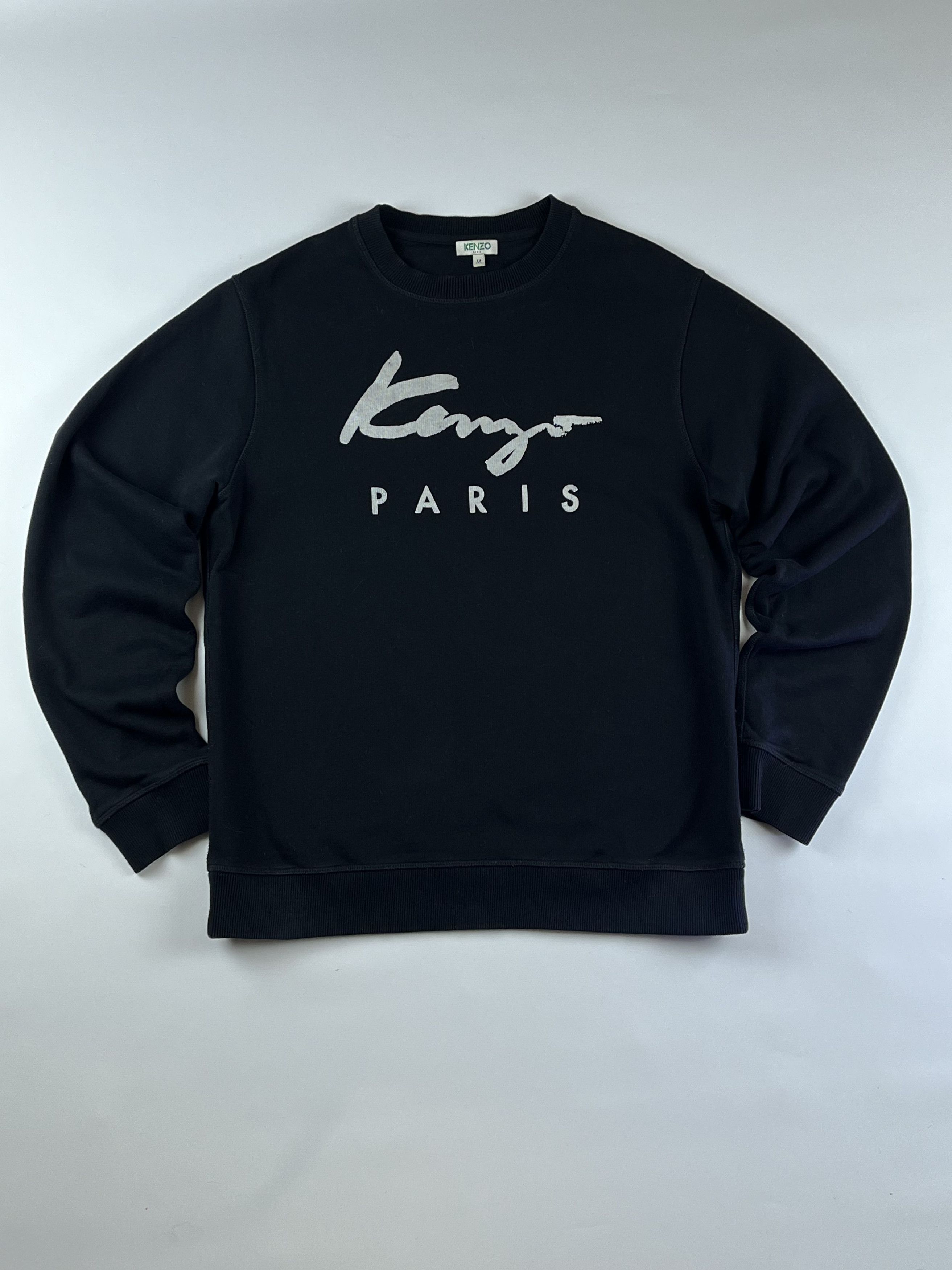 Kenzo × Vintage Kenzo Paris Vintage Center Logo Sweatshirt Size US M / EU 48-50 / 2 - 1 Thumbnail