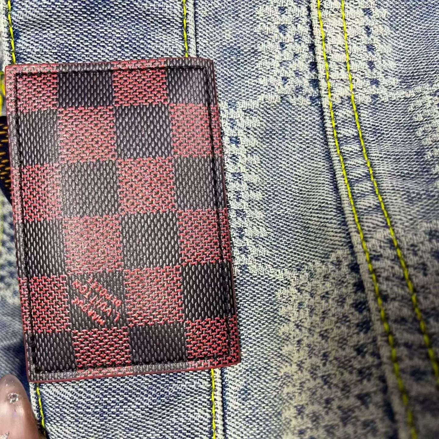 Louis Vuitton Louis Vuitton Blue Check Straight Jeans Size US 28 / EU 44 - 5 Thumbnail