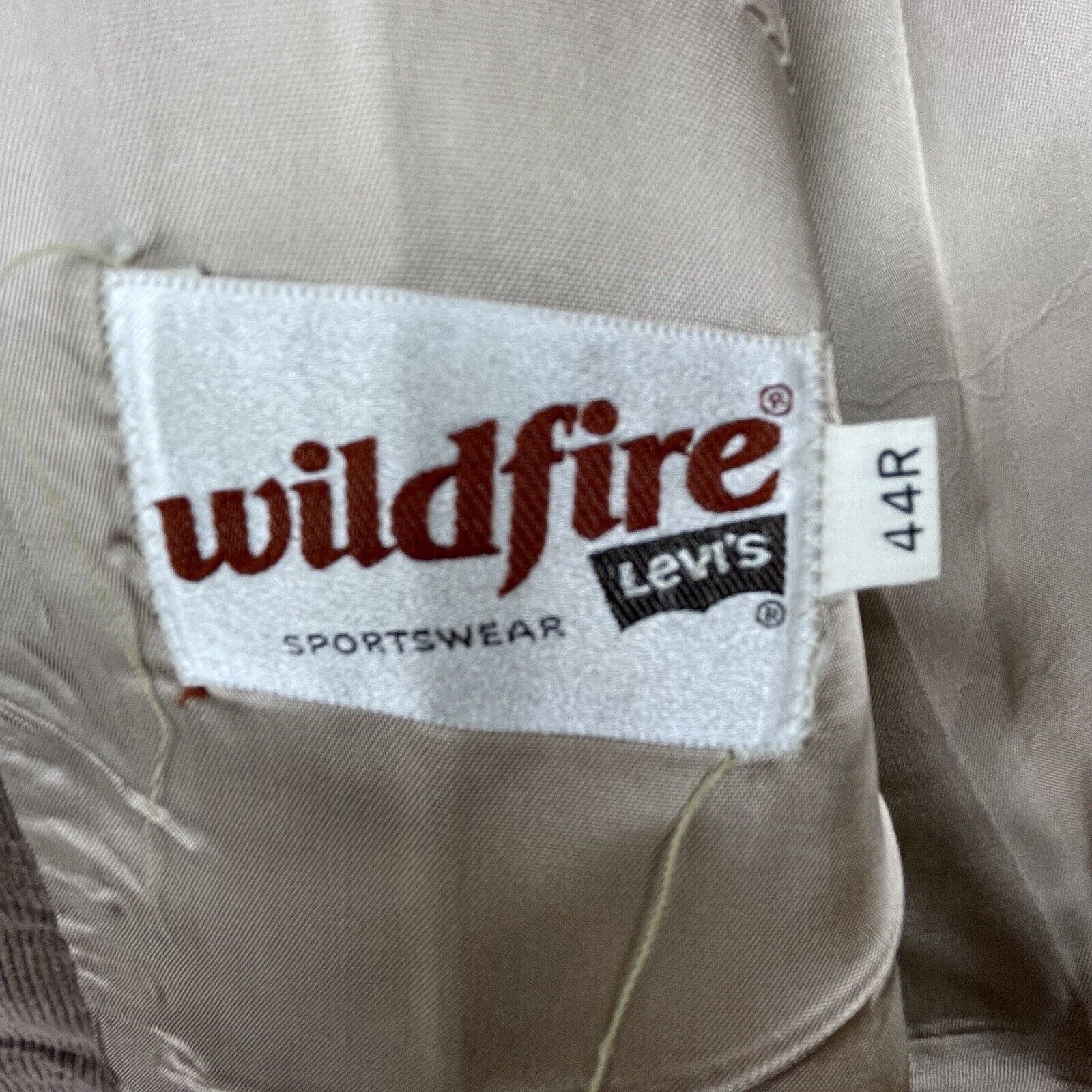 Levi's Vintage Levis Wildfire Blazer Mens 44R Brown Corduroy 70s Size 44R - 4 Thumbnail