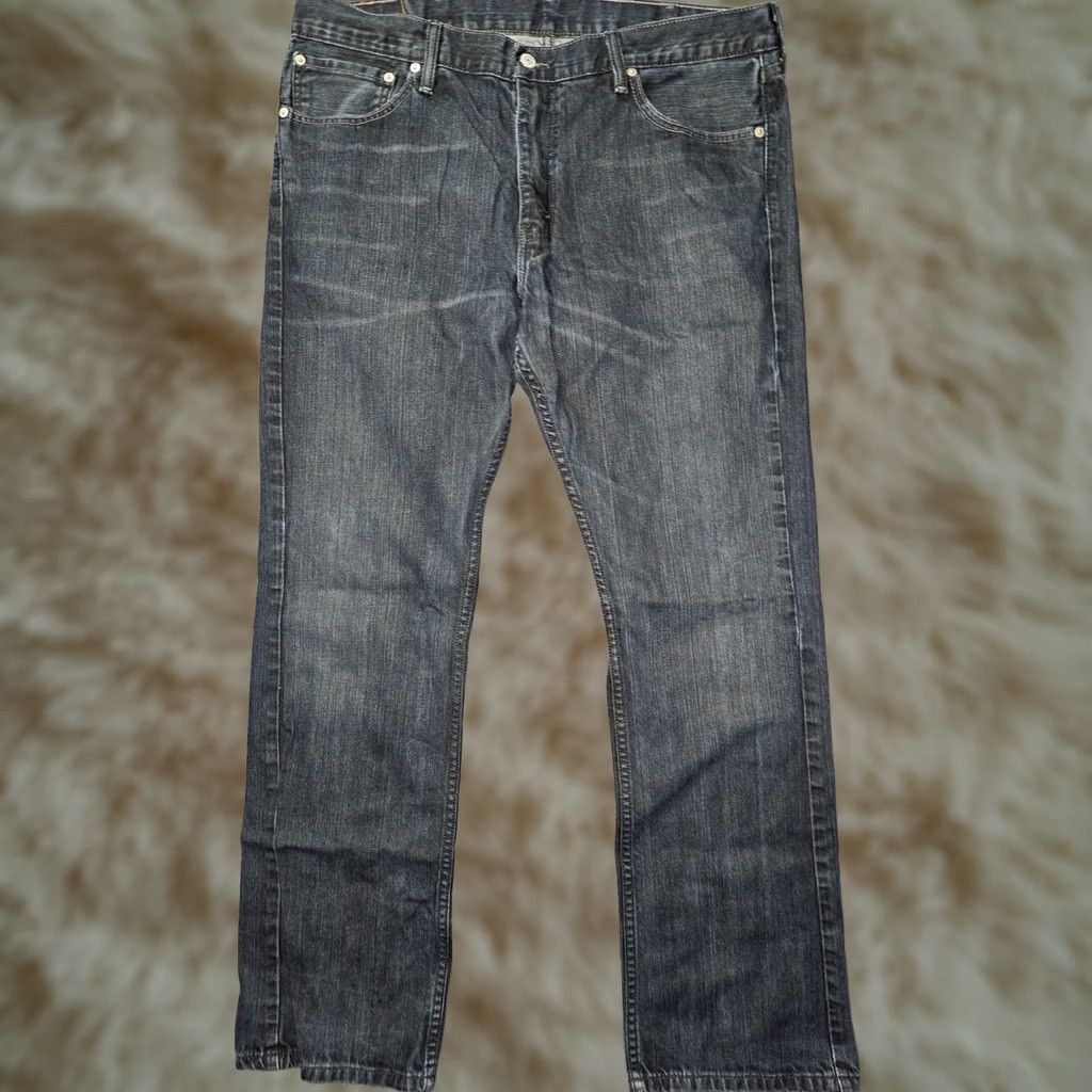 Levi's Levi's 527 Bootcut Jeans Mens 38x32 Mid Rise Dark Wash Blue Denim Regular Inseam 32 New/Preppy 90s Cowboy Style Mens Size US 38 / EU 54 - 1 Thumbnail