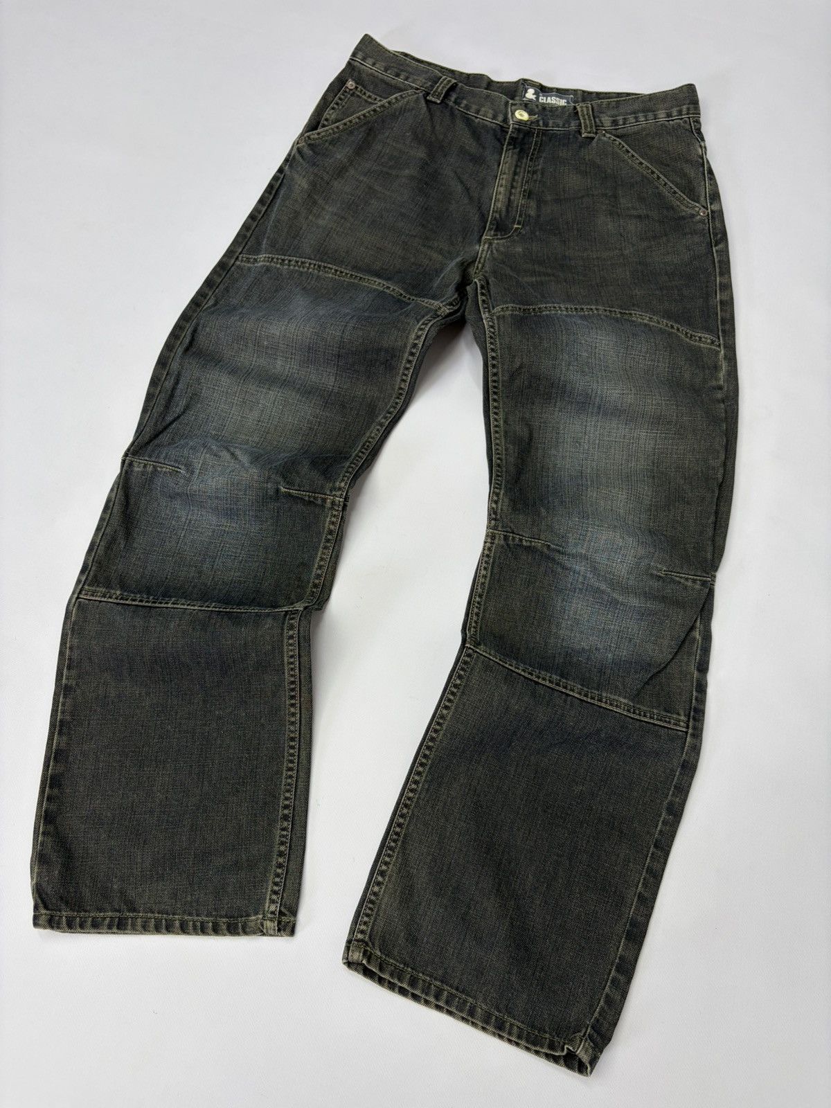 Hedi Slimane VTG Balenciaga Rick Owens Style Baggy Jeans Pants ArchiveY2K Size US 32 / EU 48 - 4 Thumbnail