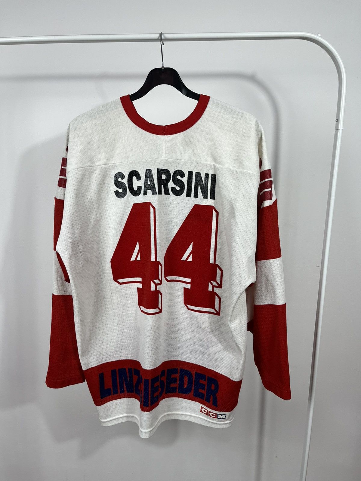 Ccm Vintage Pepsi Hockey Jersey Scarsini #44 Maska TG/XL Canada Size US XL / EU 56 / 4 - 11 Thumbnail