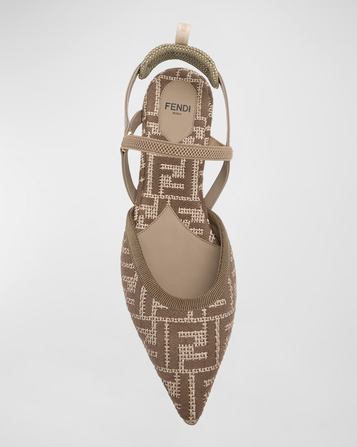 Fendi o1s1wg110925 Colibrì Lite Flats in Light Brown Size US 6 / IT 36 - 5 Thumbnail