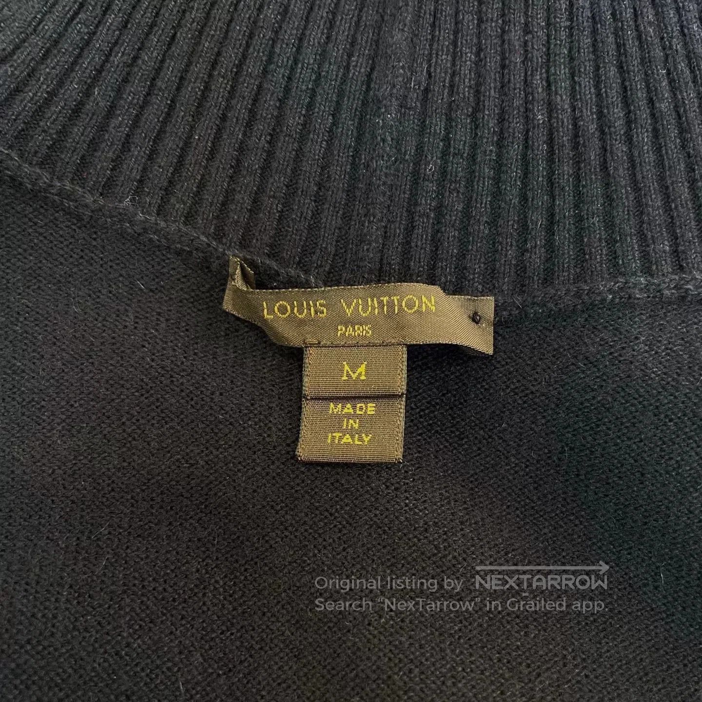 Louis Vuitton LV Navy Blue Knit Sweater. Size M / US 6-8 / IT 42-44 - 5 Thumbnail