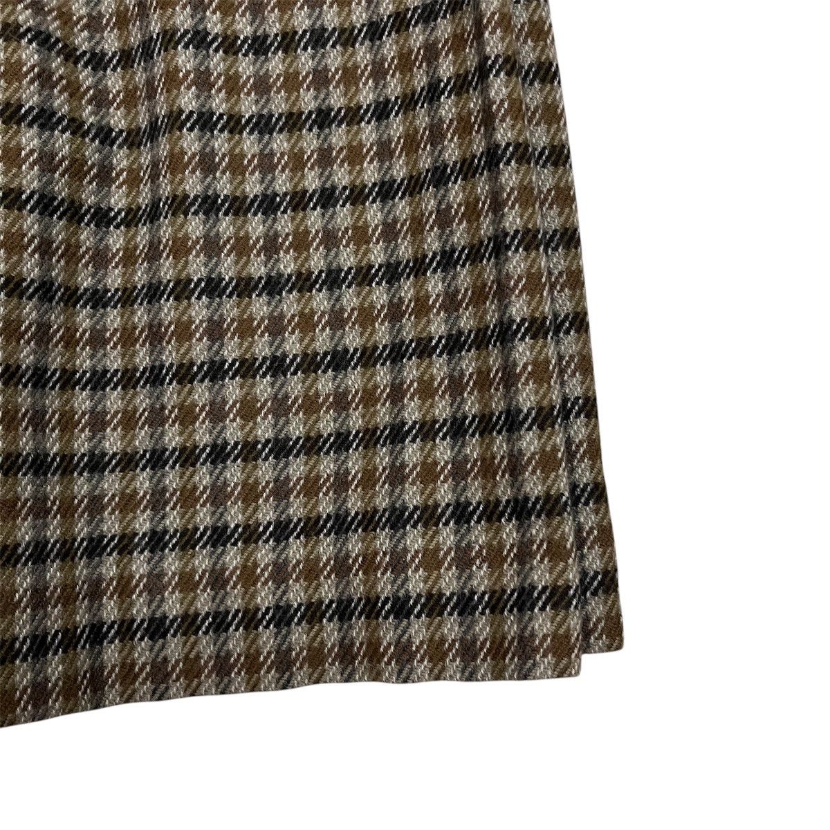 Burberry Vintage Burberrys Wool Nova Check Skirt Checkered Tartan Size 26" / US 2 / IT 38 - 2 Thumbnail