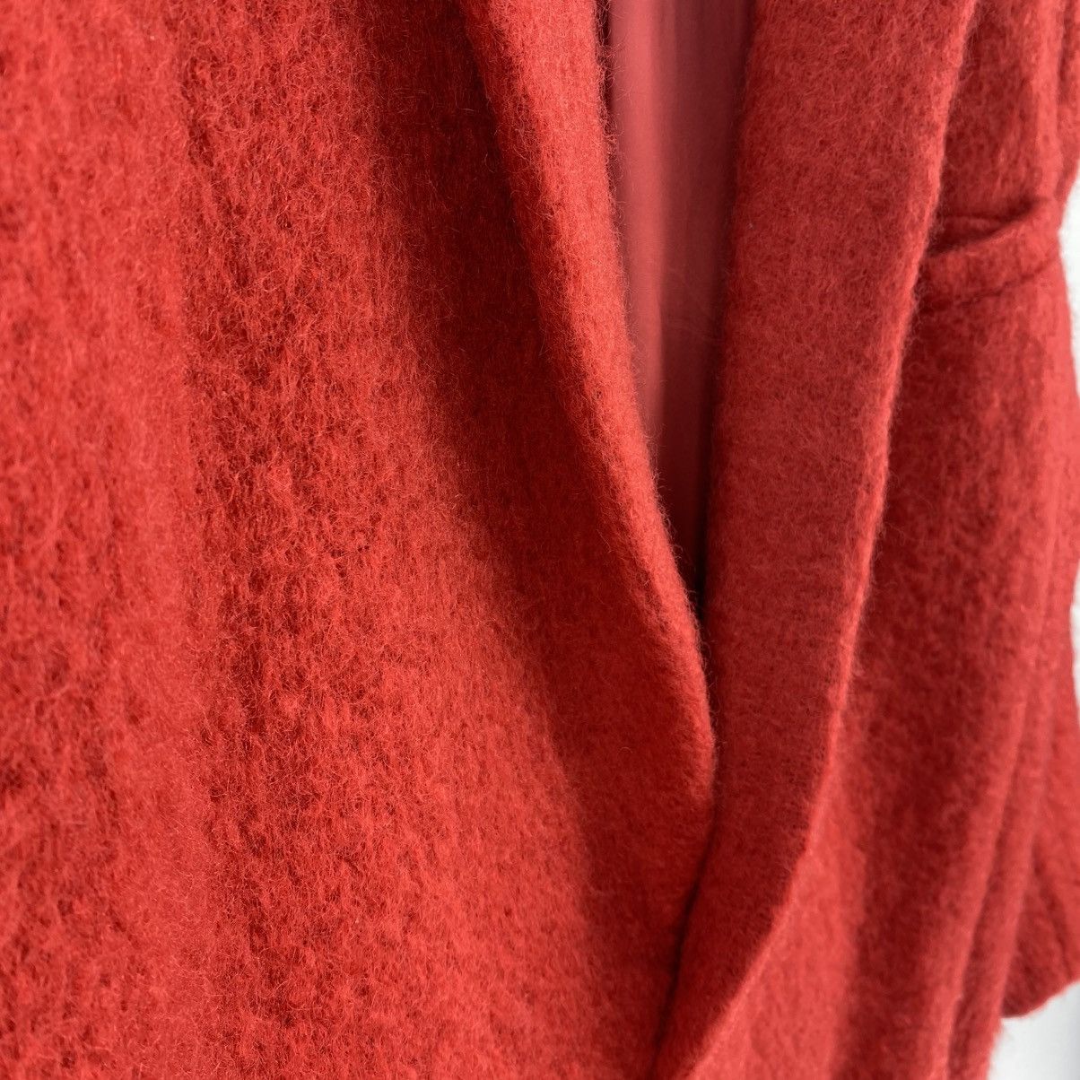 Gap Vintage Mohair Long Coat Jacket Size S / US 4 / IT 40 - 10 Thumbnail