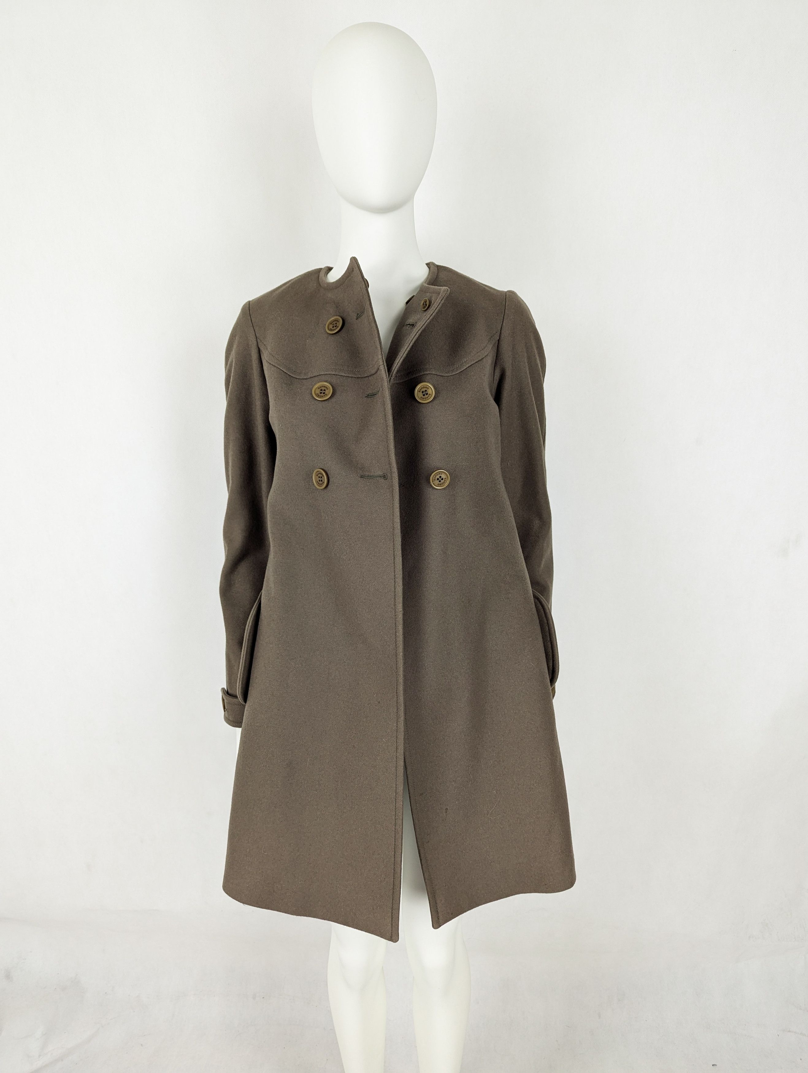 Sandro Sandro Paris wool khaki coat M Size M / US 6-8 / IT 42-44 - 3 Thumbnail