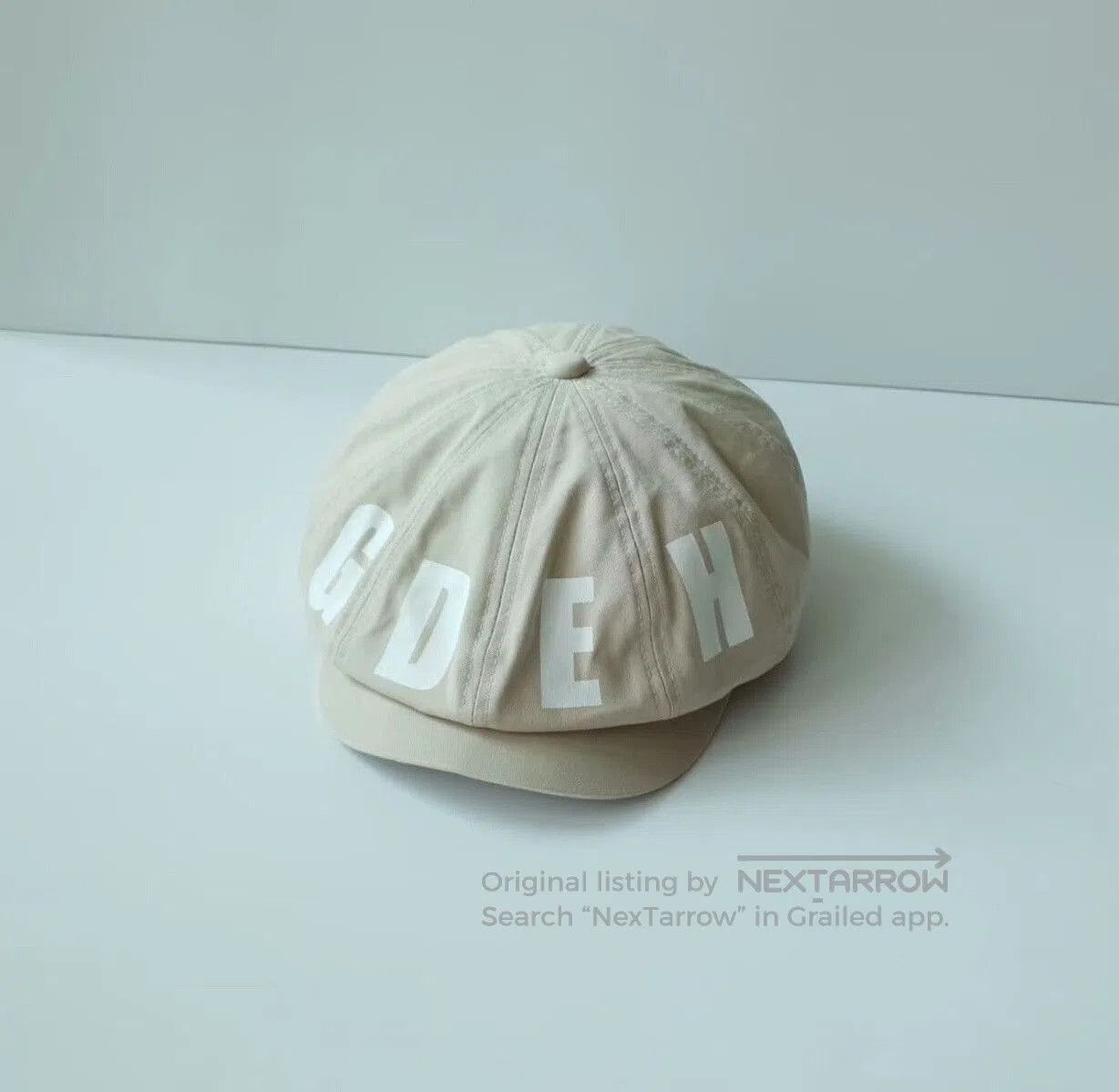 GOODENOUGH goodenough newsboy cap in ivory color. Size ONE SIZE - 1 Thumbnail