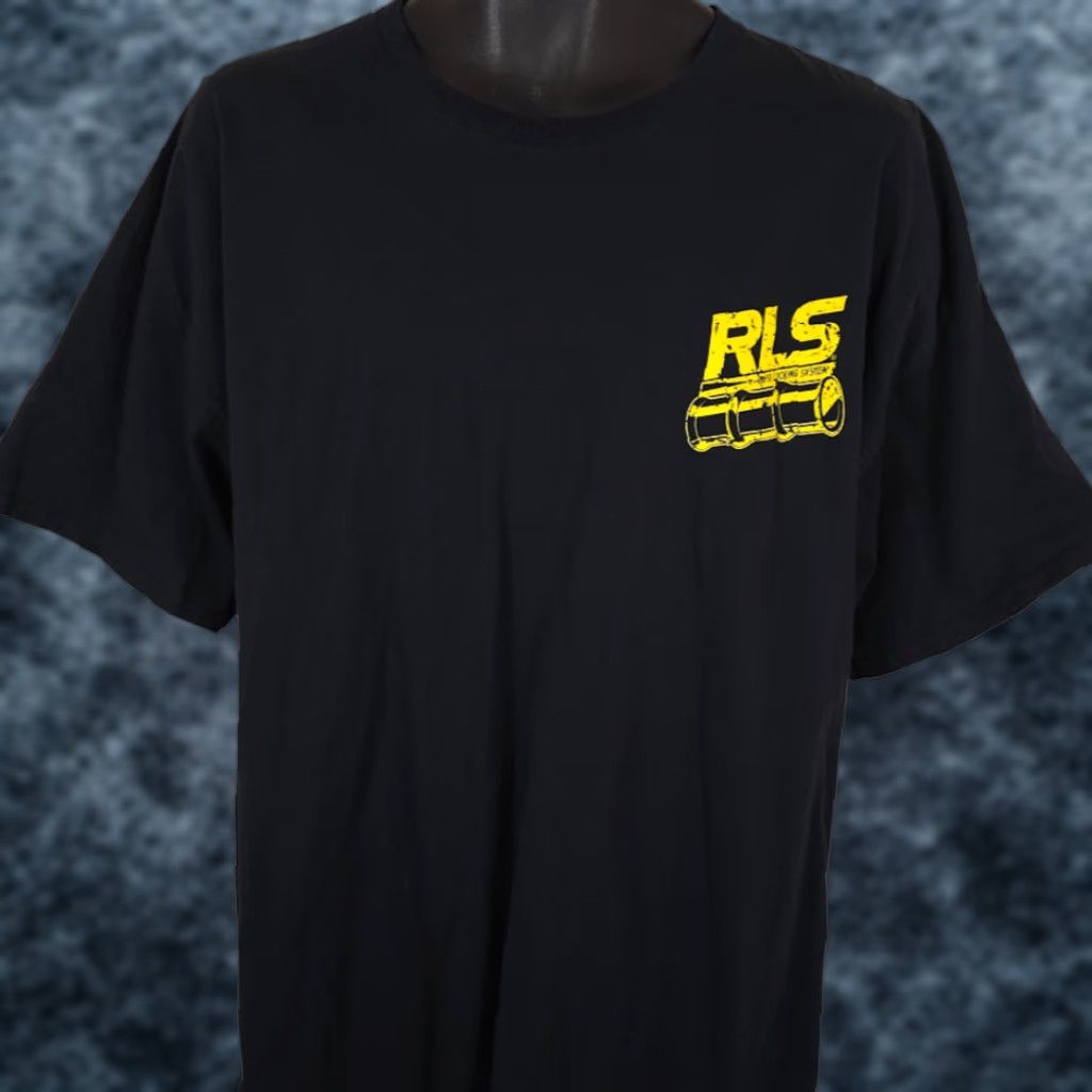 Fruit Of The Loom RLS Rapid Locking System T Shirt Mens Size 2XL Black American Flag Shirt Mens 2XL Black Size US XXL / EU 58 / 5 - 1 Thumbnail
