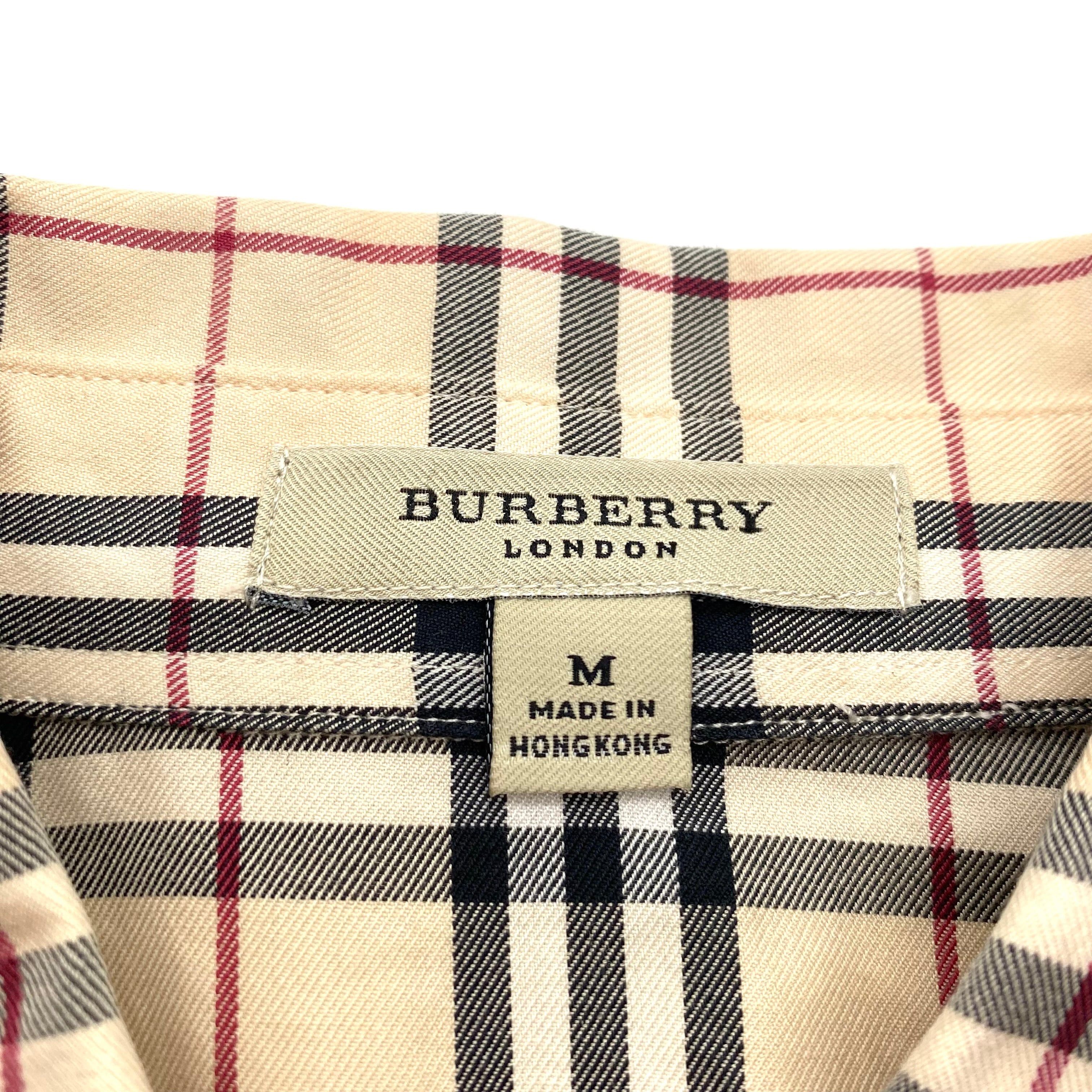 Burberry Burberry Long Sleeve Shirts Nova Check Plaid Size M / US 6-8 / IT 42-44 - 4 Thumbnail