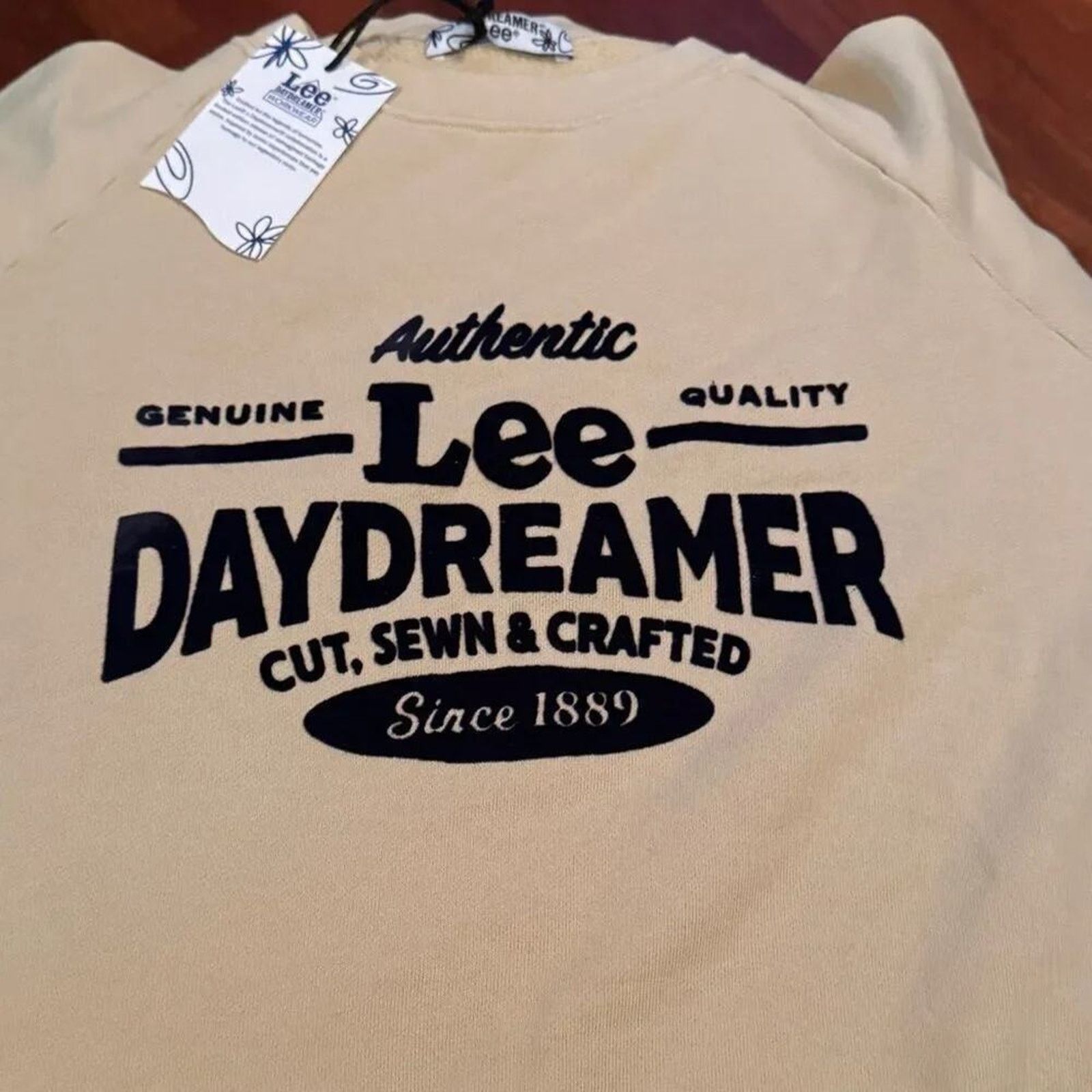 Daydreamer DAYDREAMER x LEE Genuine Quality Sweatshirt in Khaki Size M Size M / US 6-8 / IT 42-44 - 13 Thumbnail