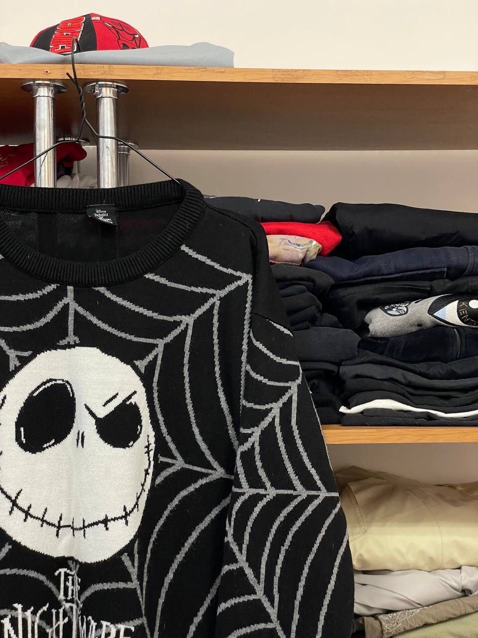 Disney × Vintage The Nightmare Before Christmas Tim Burtons Sweater Size US L / EU 52-54 / 3 - 3 Thumbnail