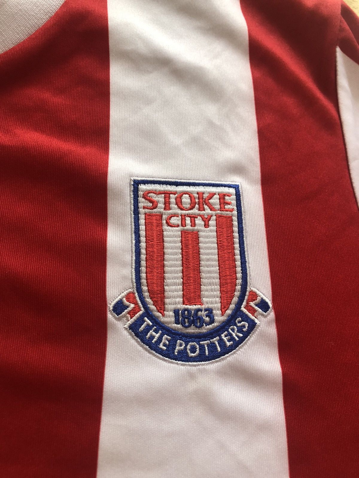 Vintage STOKE CITY VINTAGE FOOTBALL SOCCER ENGLAND JERSEY SHIRT Size US S / EU 44-46 / 1 - 3 Thumbnail