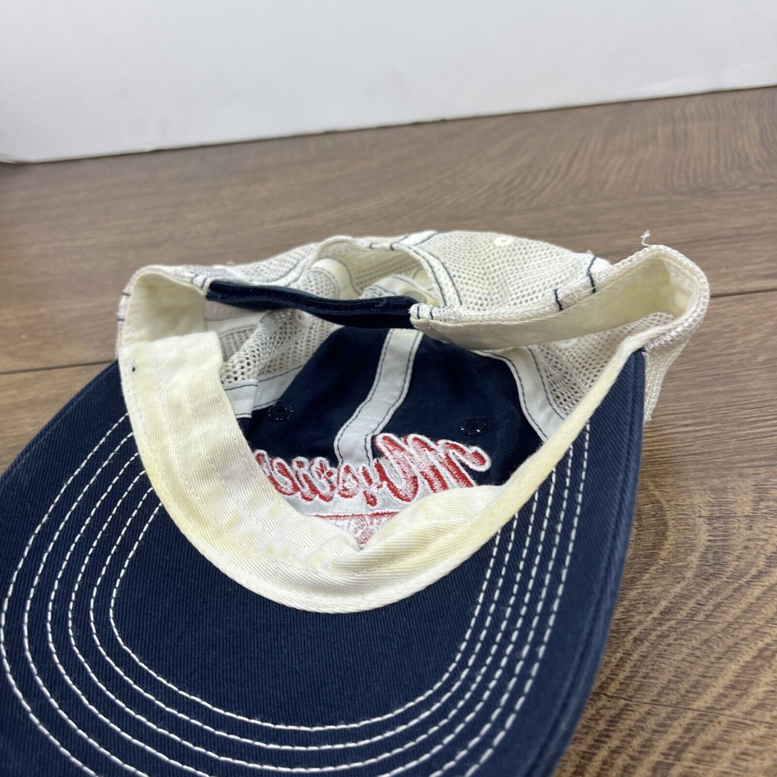 Other Mystics New Jersey Hat Blue Hat Adjustable Adult Size Hat Bl Size ONE SIZE - 14 Thumbnail