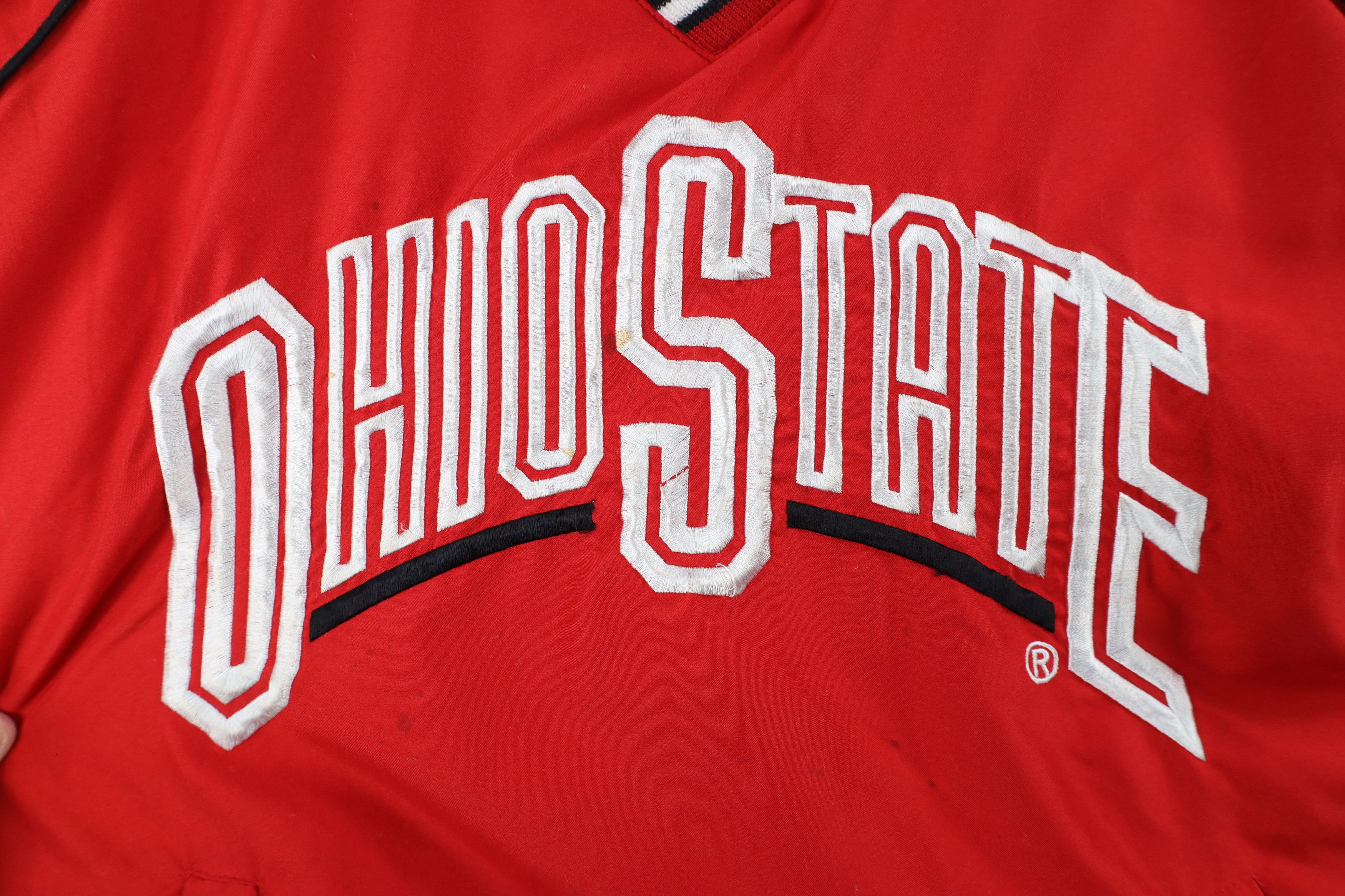 Vintage Vintage 90s Ohio State University Lined Windbreaker Jacket Size US L / EU 52-54 / 3 - 4 Thumbnail