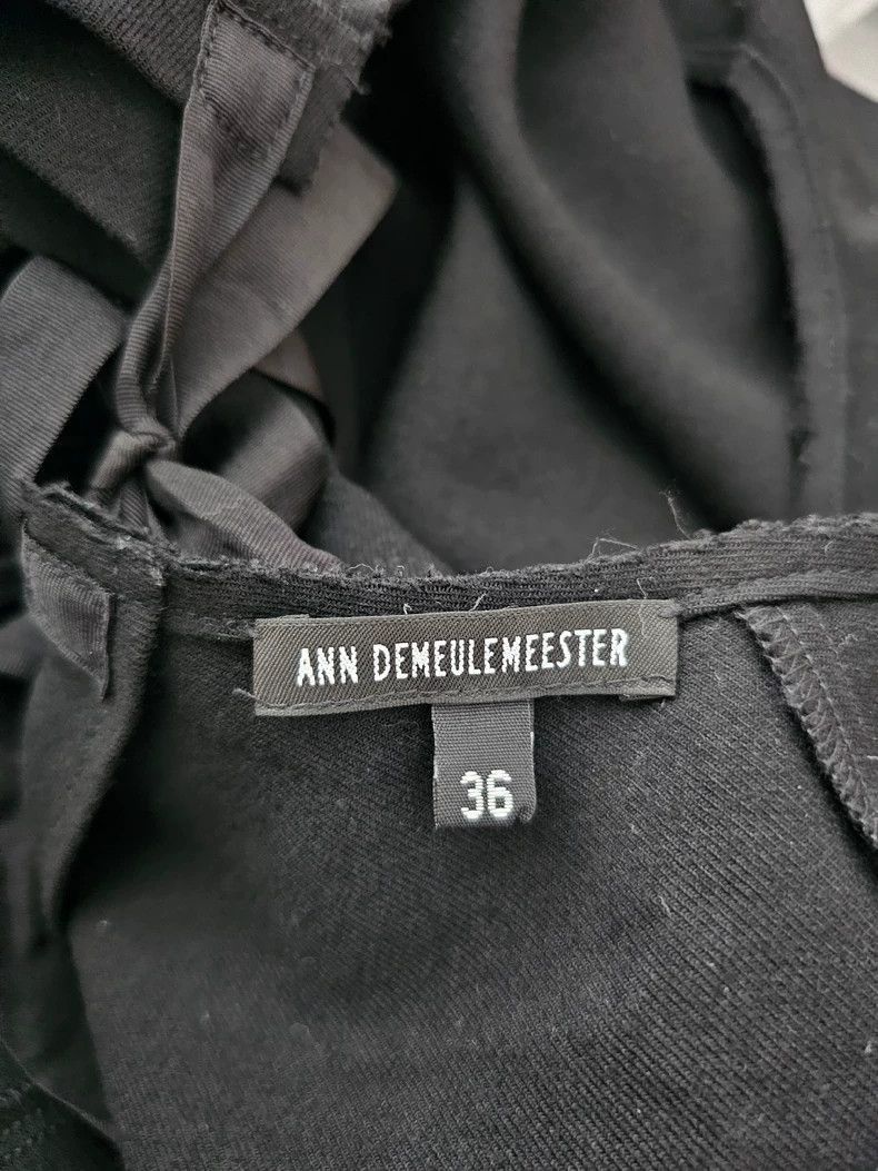 Ann Demeulemeester Ann Demeulemeester Silk Wool Blend Dress-2506 Size XXS / US 00 / IT 34 - 7 Thumbnail