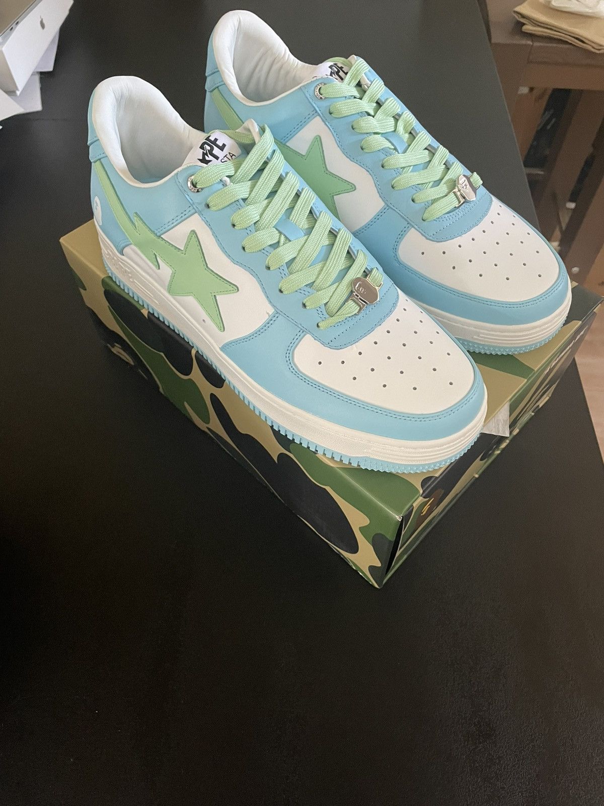 Bape Bape Sta Low Pastel Blue Size US 9.5 / EU 42-43 - 2 Thumbnail