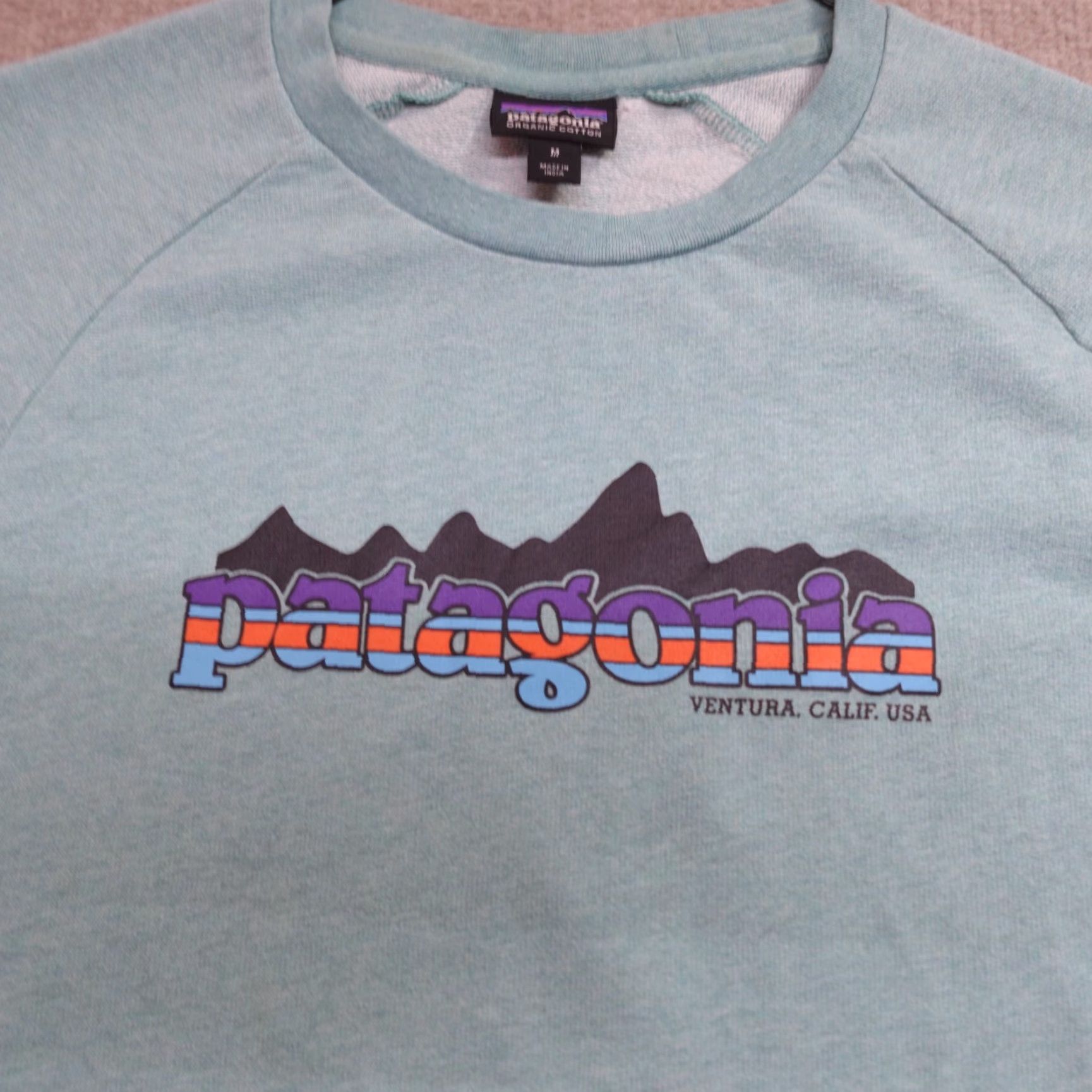 Patagonia Patagonia Sweatshirt Crewneck Medium Blue Lightweight Nightfall Fitz Roy Mens Size US M / EU 48-50 / 2 - 2 Thumbnail
