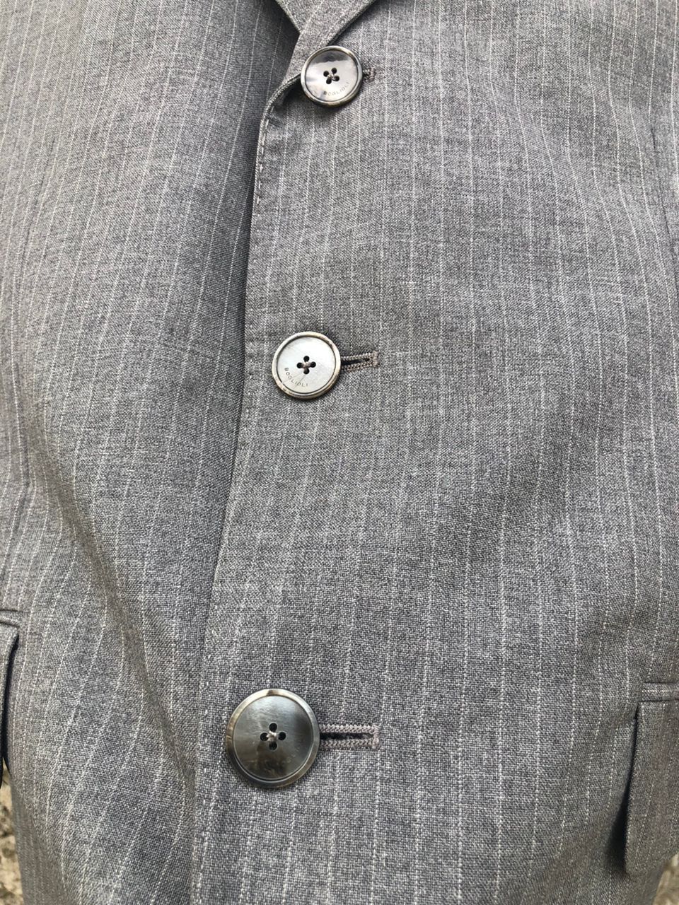 Boglioli Boglioli Blazer Grey Stripe Nice Design Size 40R - 10 Thumbnail