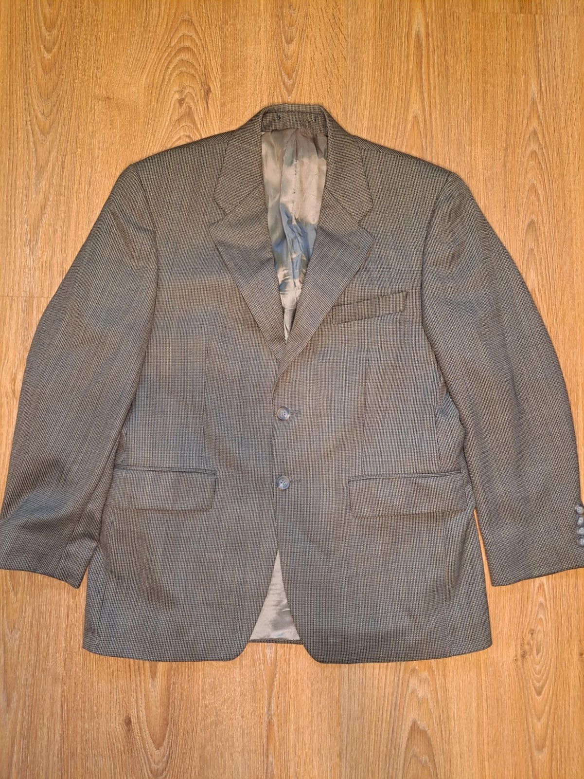 Polo Ralph Lauren Chaps Ralph Lauren Sport Coat Mens 42S Beige Houndstooth Size 42S - 1 Thumbnail