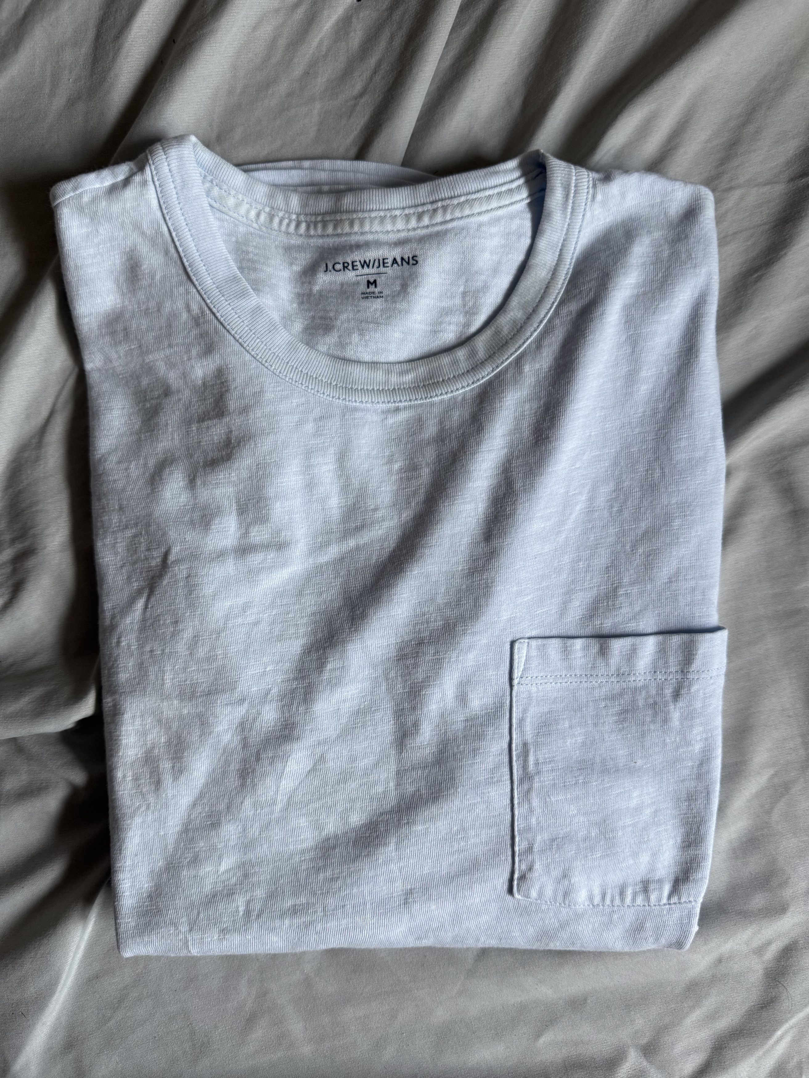 J.Crew J. Crew Jeans Cotton Tee Shirt medium sky blue $48 Size US M / EU 48-50 / 2 - 3 Thumbnail