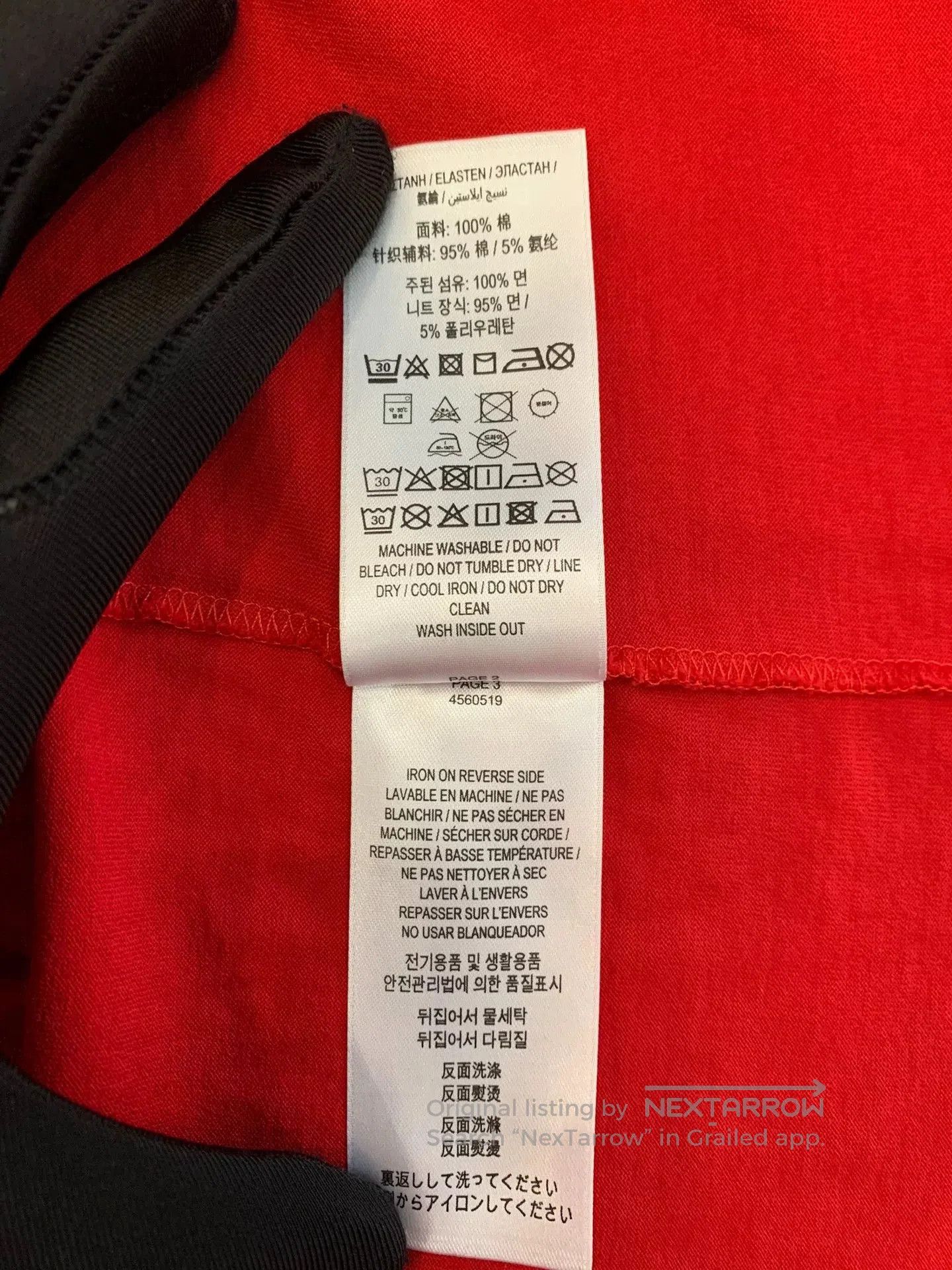 Burberry Burberry Red Deer Print Round Neck Tee. Size US M / EU 48-50 / 2 - 8 Thumbnail
