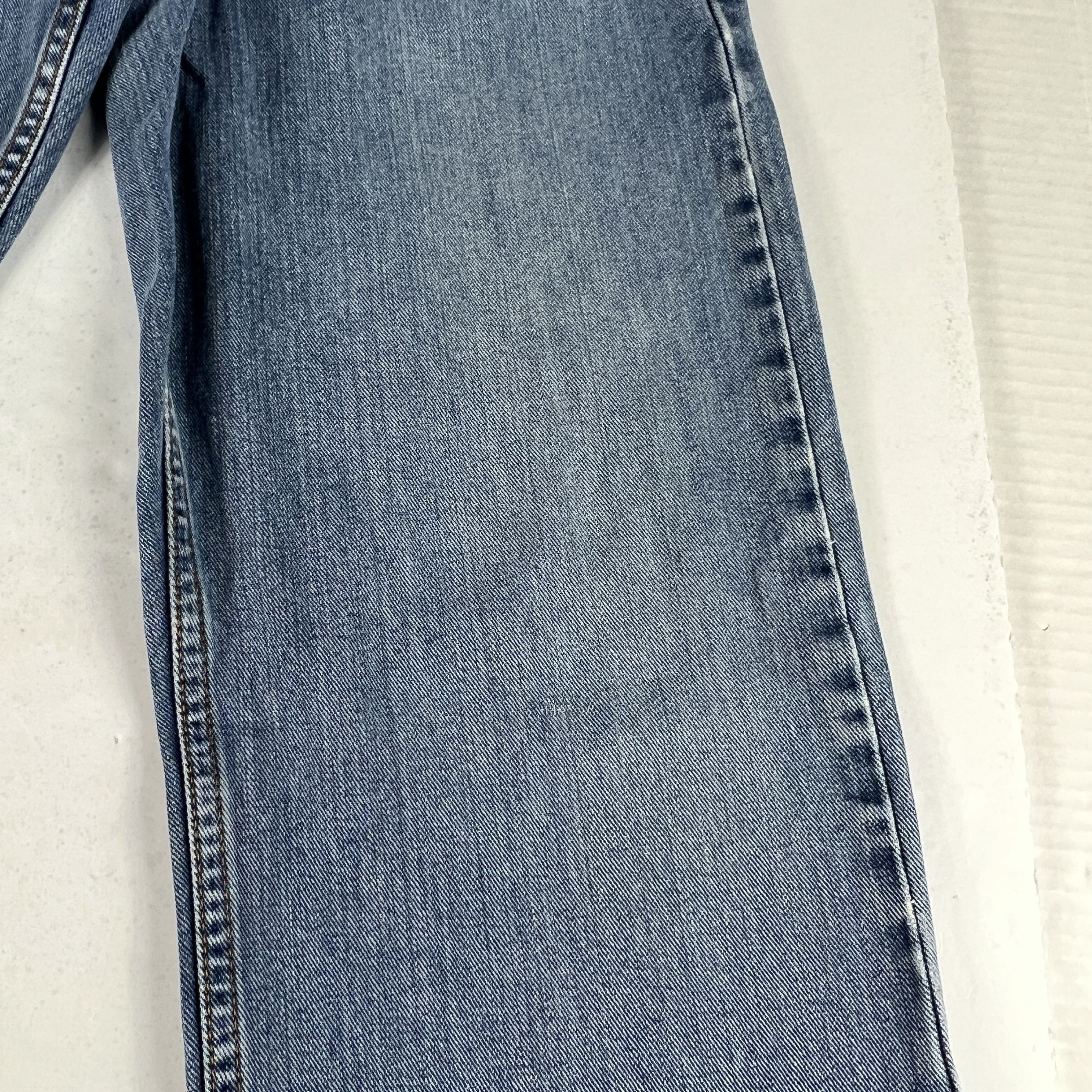 Levi's × Vintage Y2K Levi's Jeans 505 Straight Blue Faded Cotton Denim Size US 33 - 5 Thumbnail
