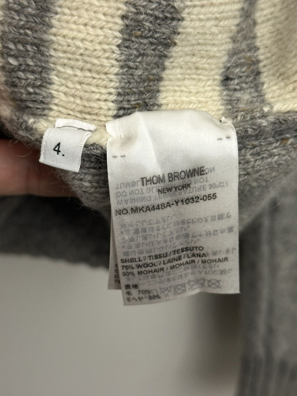 Thom Browne Thom Browne wool sweater sz 4 Size US XL / EU 56 / 4 - 6 Thumbnail