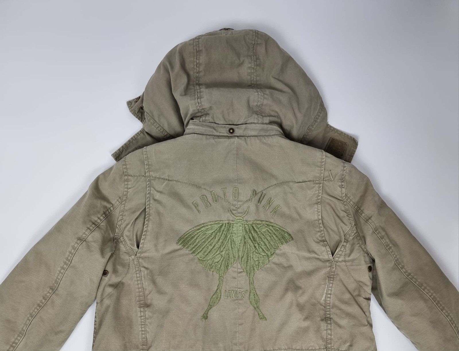 Levi's vintage Levi's Proto Punk hooded heavy long jacket S Size US S / EU 44-46 / 1 - 5 Thumbnail