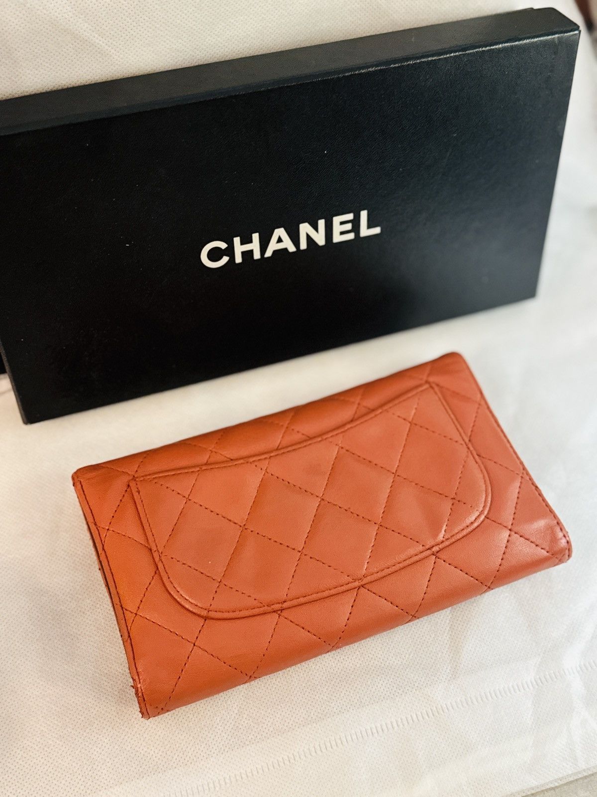 Chanel AUTHENTIC Chanel Timeless/classique Long Flap Quilted Wallet Size ONE SIZE - 17 Thumbnail