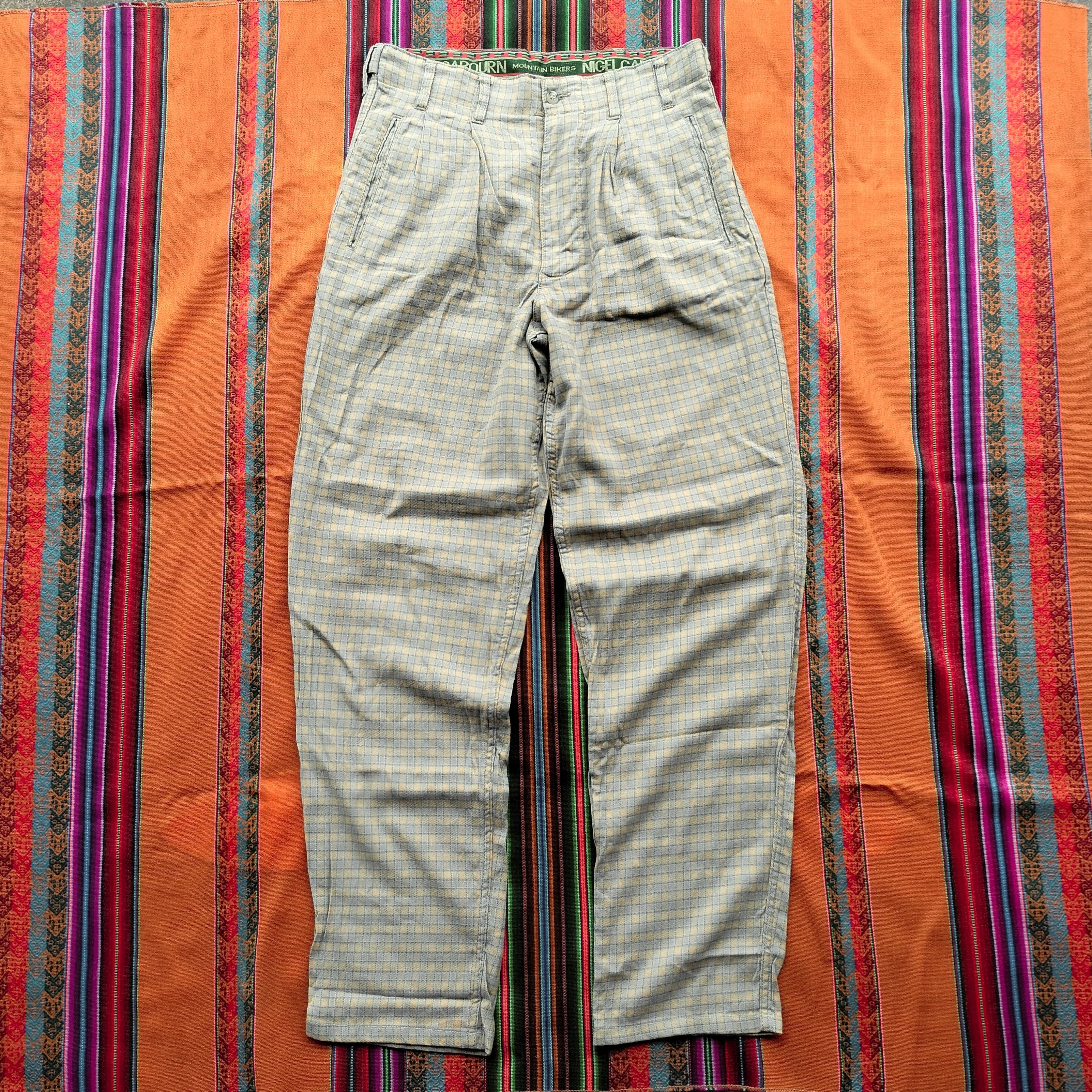 Nigel Cabourn Vintage Nigel cabourn mountain bike plaid pants Size US 30 / EU 46 - 1 Thumbnail