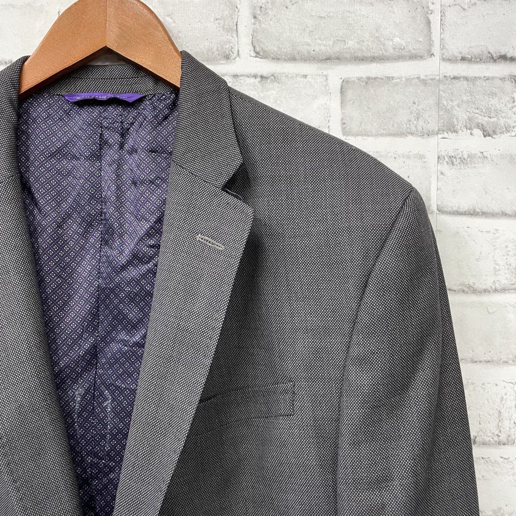 Ted Baker VINTAGE TED BAKER London Endurance 100% Wool Gray 2-Button Sport Coat Mens Size 44L Size US S / EU 44-46 / 1 - 2 Thumbnail