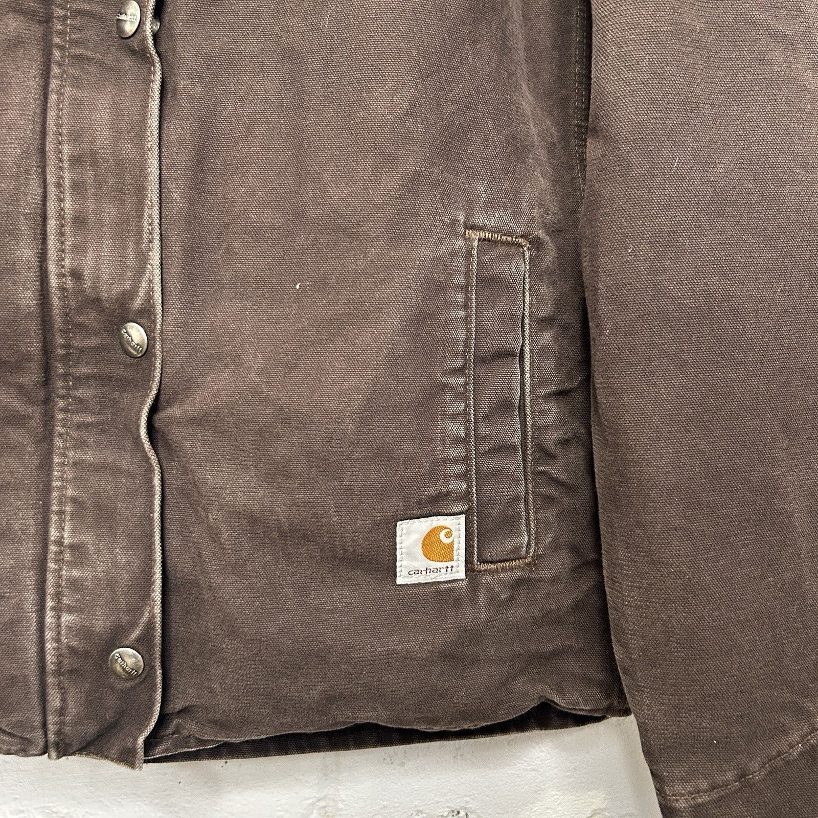 Carhartt Carhartt Sandstone Sherpa-Lined Berkley Jacket “Dark Brown” Size XL / US 12-14 / IT 48-50 - 9 Thumbnail